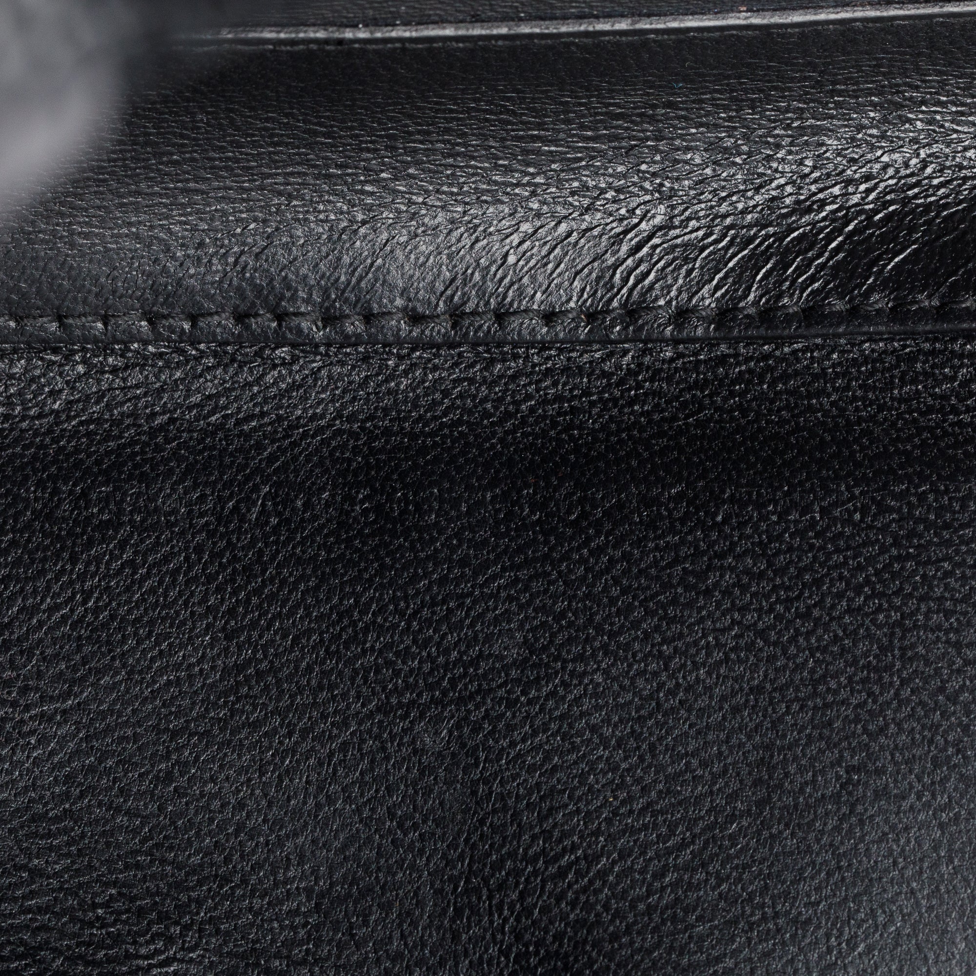 Balenciaga Black Croc-Embossed Calfskin Leather Triangle Clutch w/ Strap - Image 8