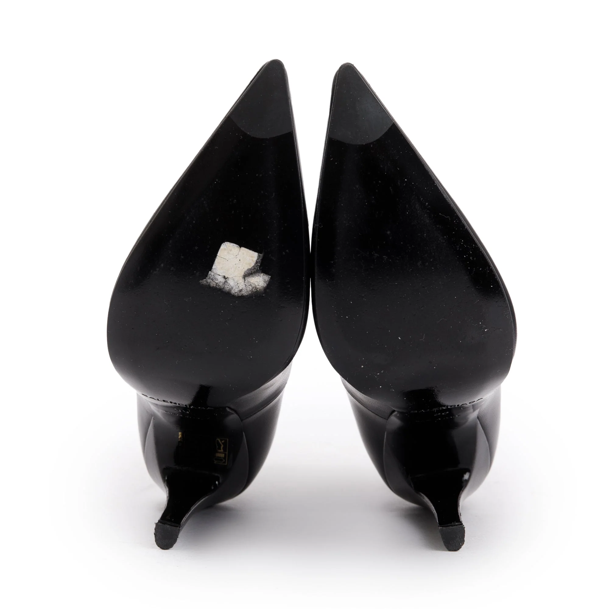 Balenciaga Black Spandex & Leather Knife 110 Bootie , Size 36 w/ Box - Image 7