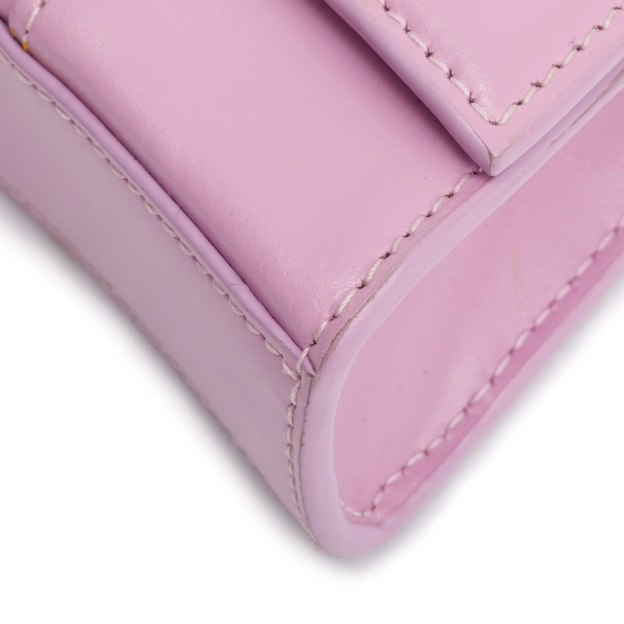 Balenciaga Purple Smooth Leather Hourglass Wallet on Chain - Image 8