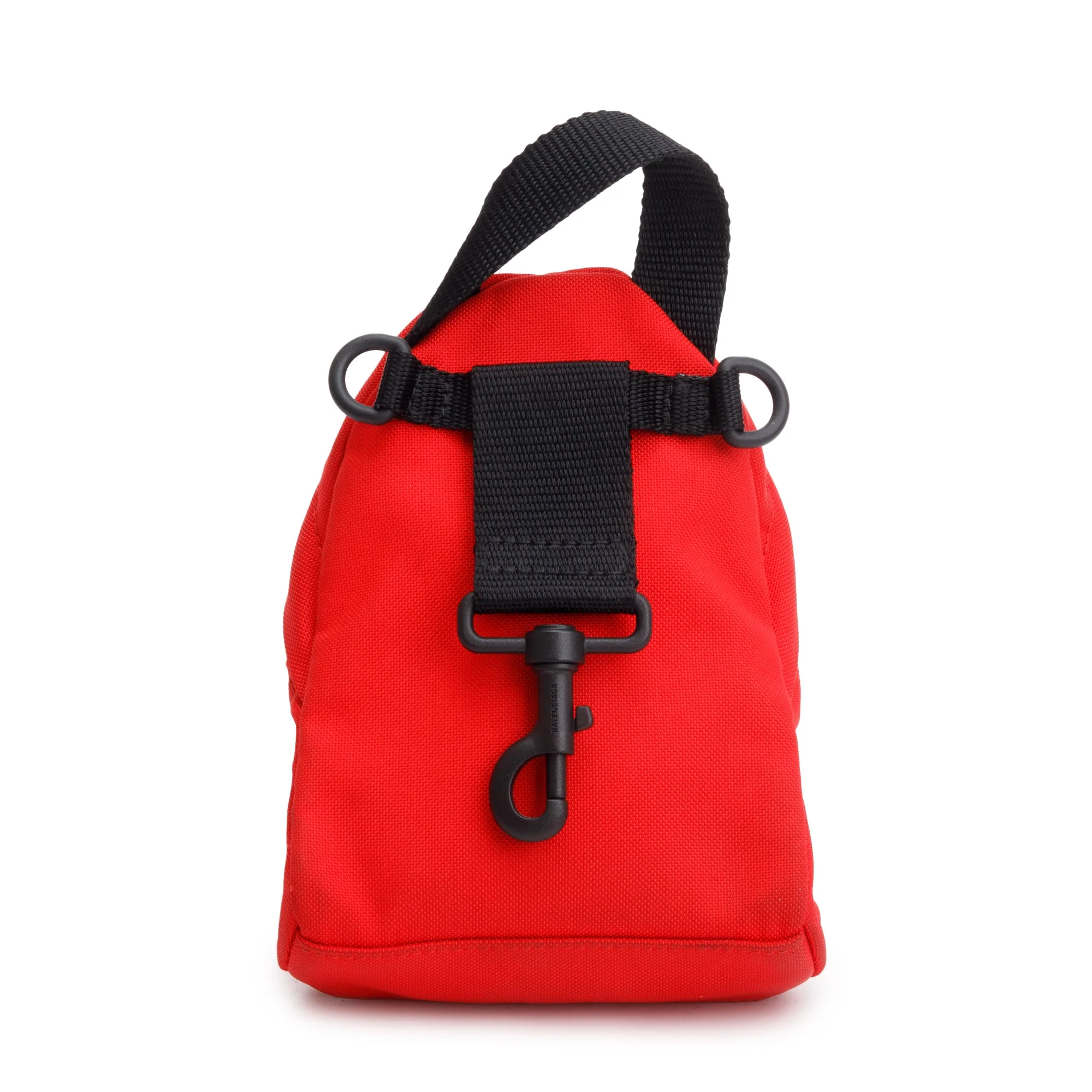 Balenciaga Red Canvas Oversized Mini Backpack Crossbody - Image 5