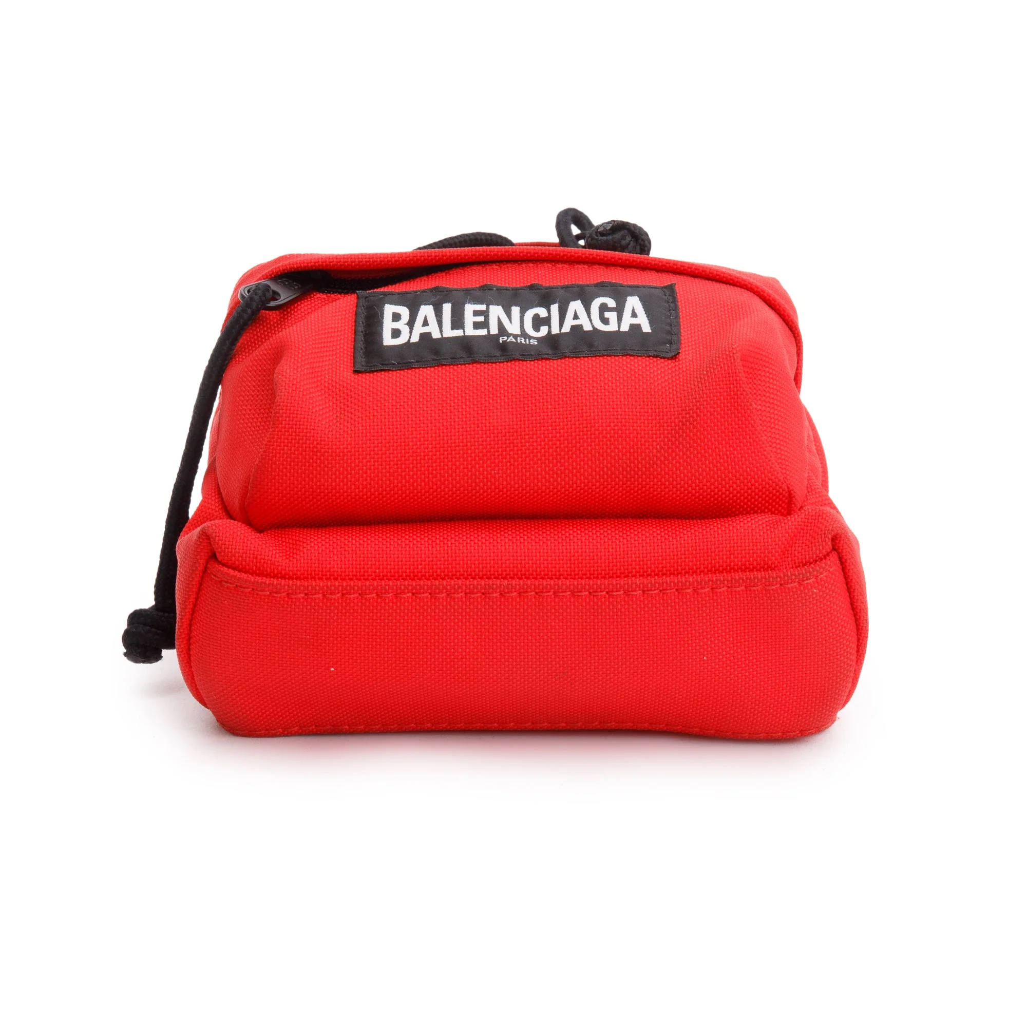 Balenciaga Red Canvas Oversized Mini Backpack Crossbody - Image 7