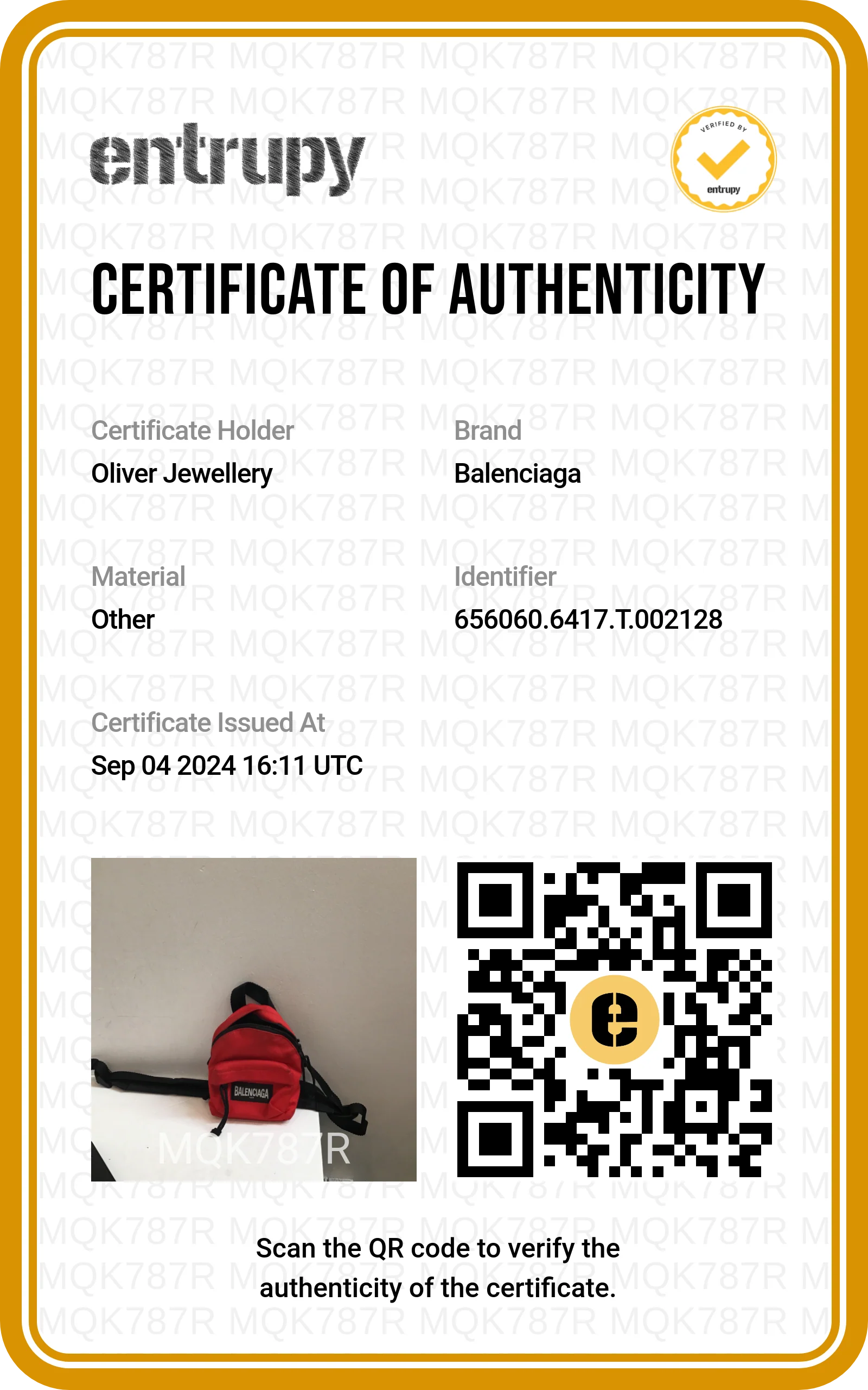 Balenciaga Red Canvas Oversized Mini Backpack Crossbody - Image 9