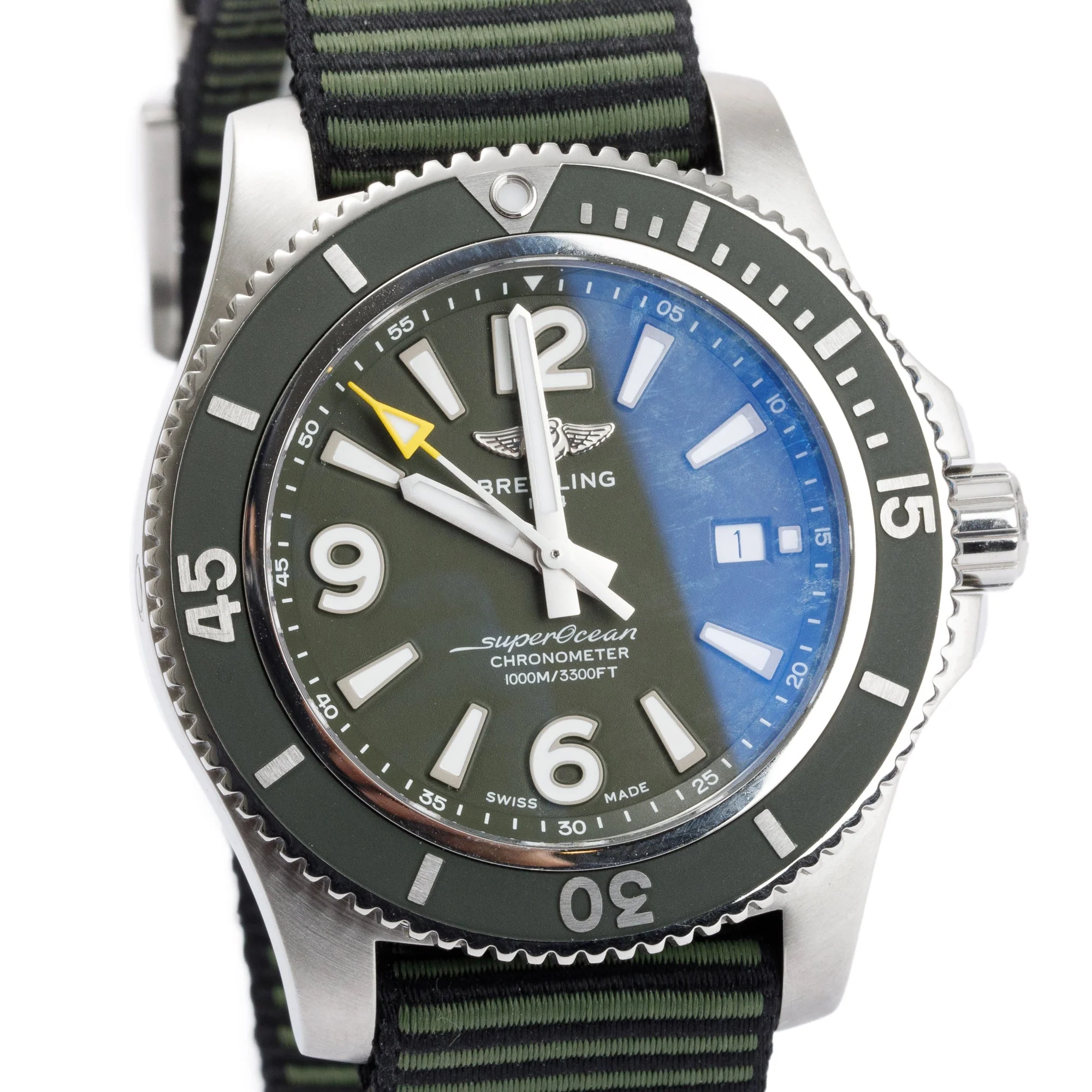 Breitling Stainless Steel Superocean II 44 MM Automatic Watch w/ Box & Papers - Image 3