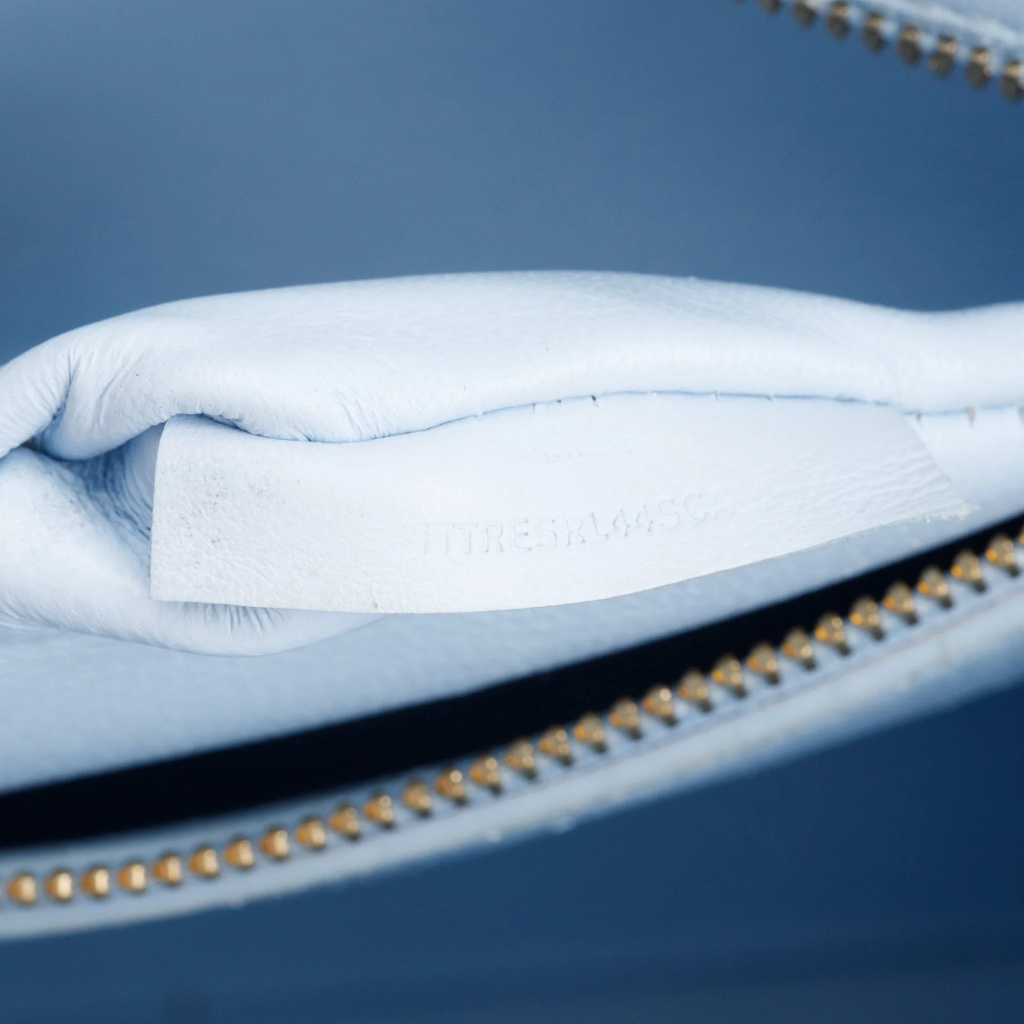 Burberry Blue Calfskin Leather Mini Pocket Bag w/ Strap & Box - Image 11