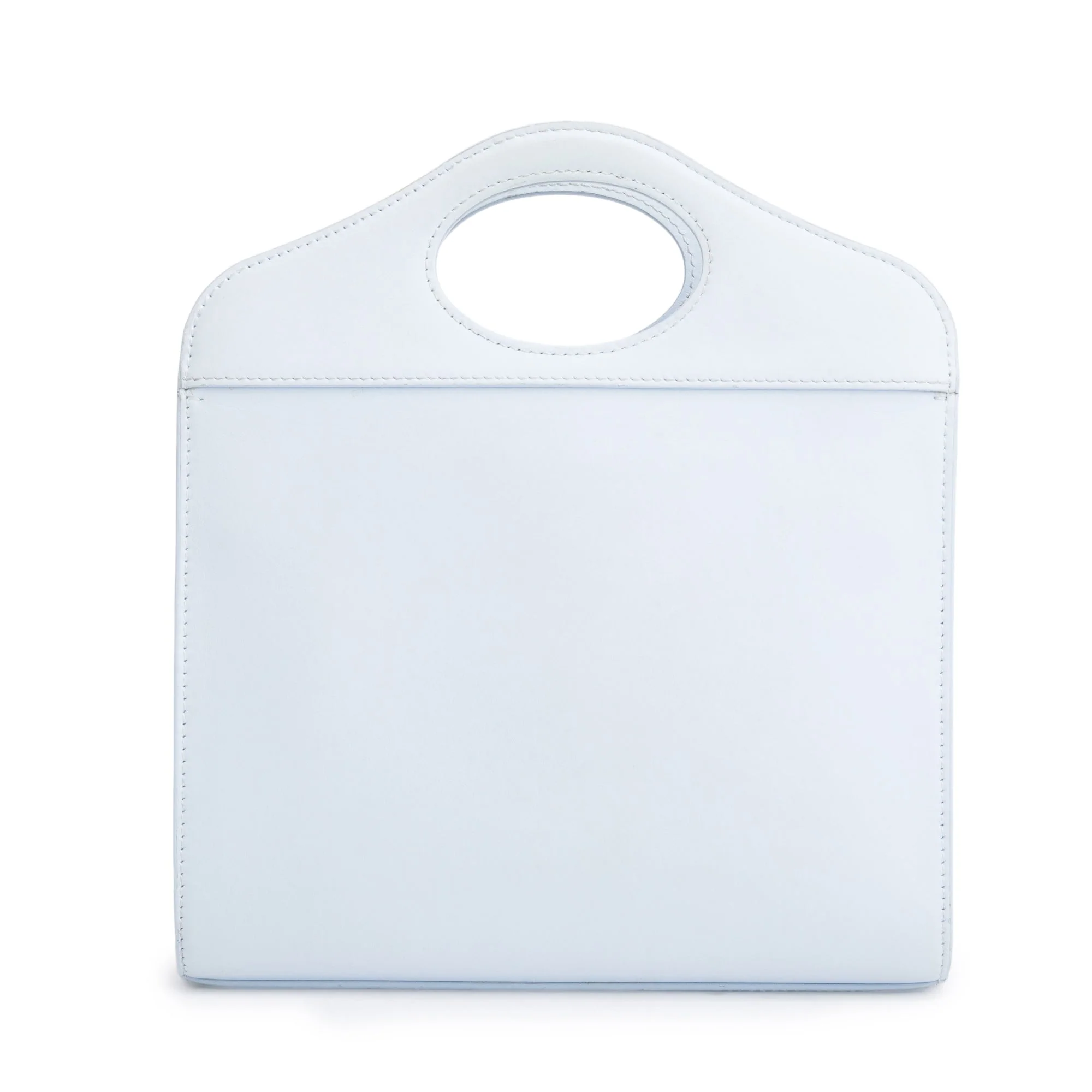 Burberry Blue Calfskin Leather Mini Pocket Bag w/ Strap & Box - Image 6