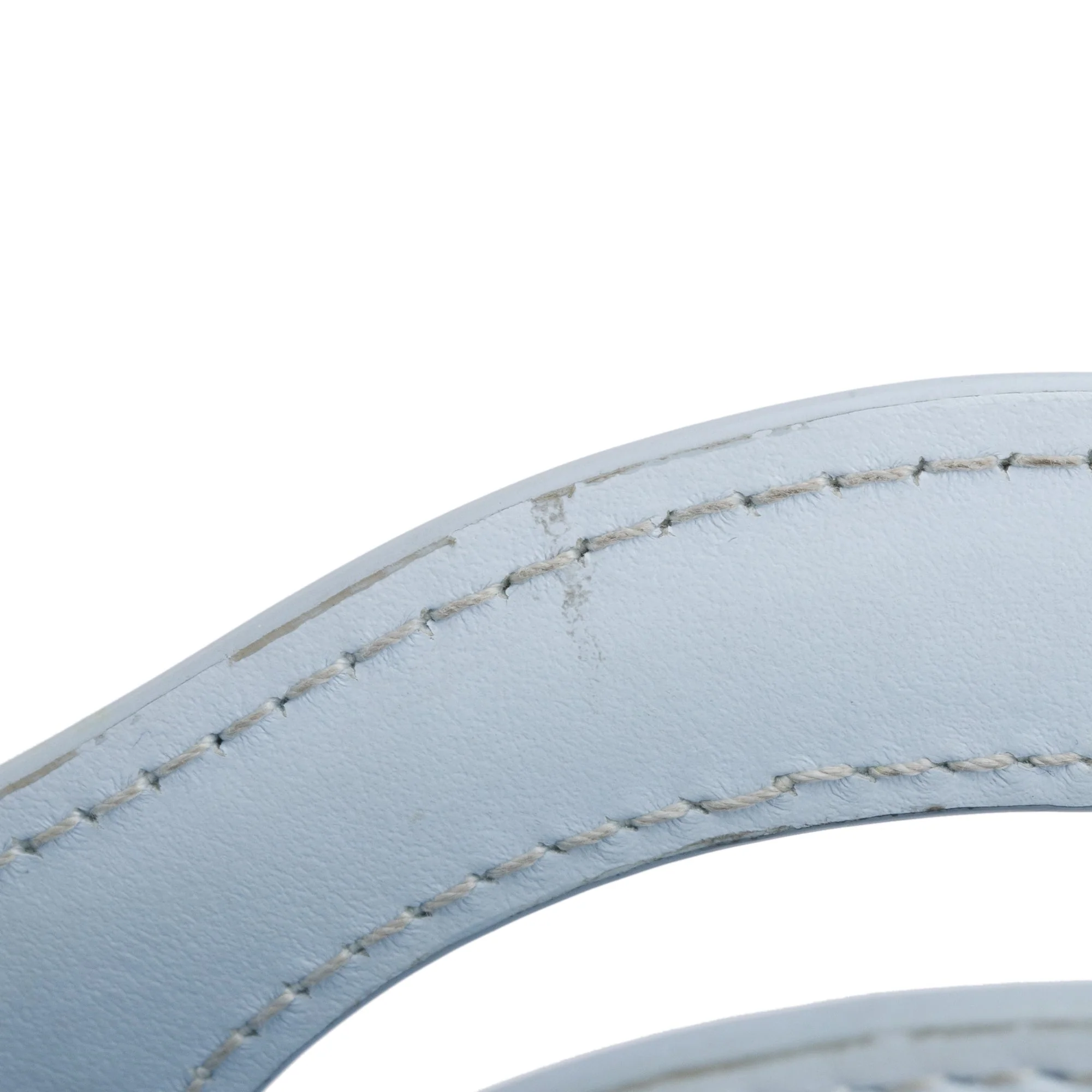 Burberry Blue Calfskin Leather Mini Pocket Bag w/ Strap & Box - Image 7