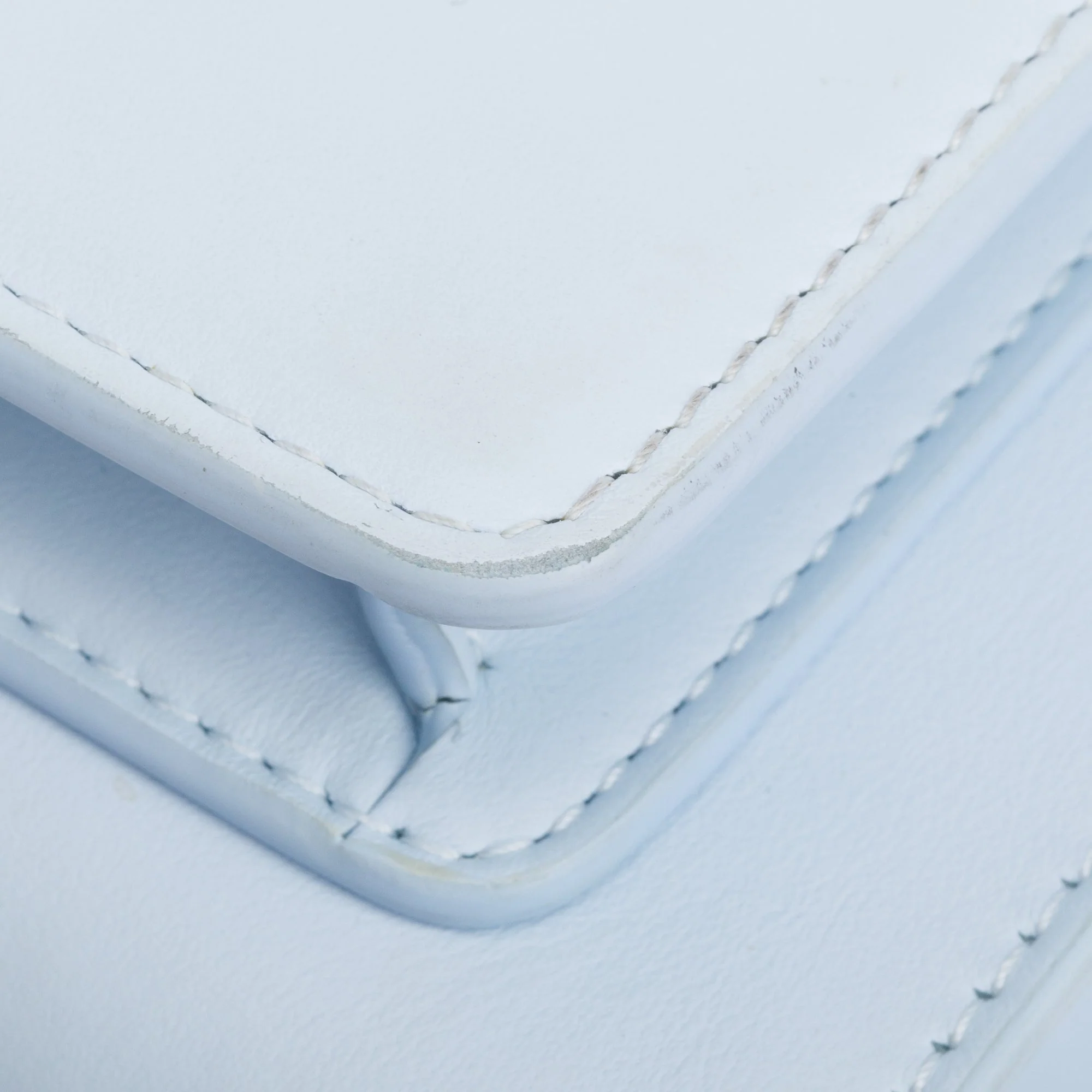 Burberry Blue Calfskin Leather Mini Pocket Bag w/ Strap & Box - Image 9