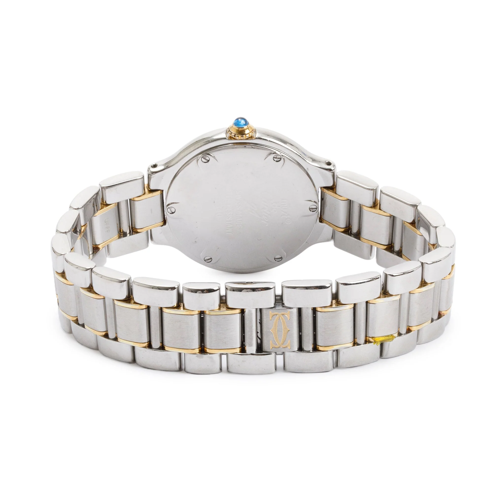 Cartier Stainless Steel & 18k Yellow Gold Plated Must de Cartier 21 28 MM Watch w/ Box & Papers - Image 4