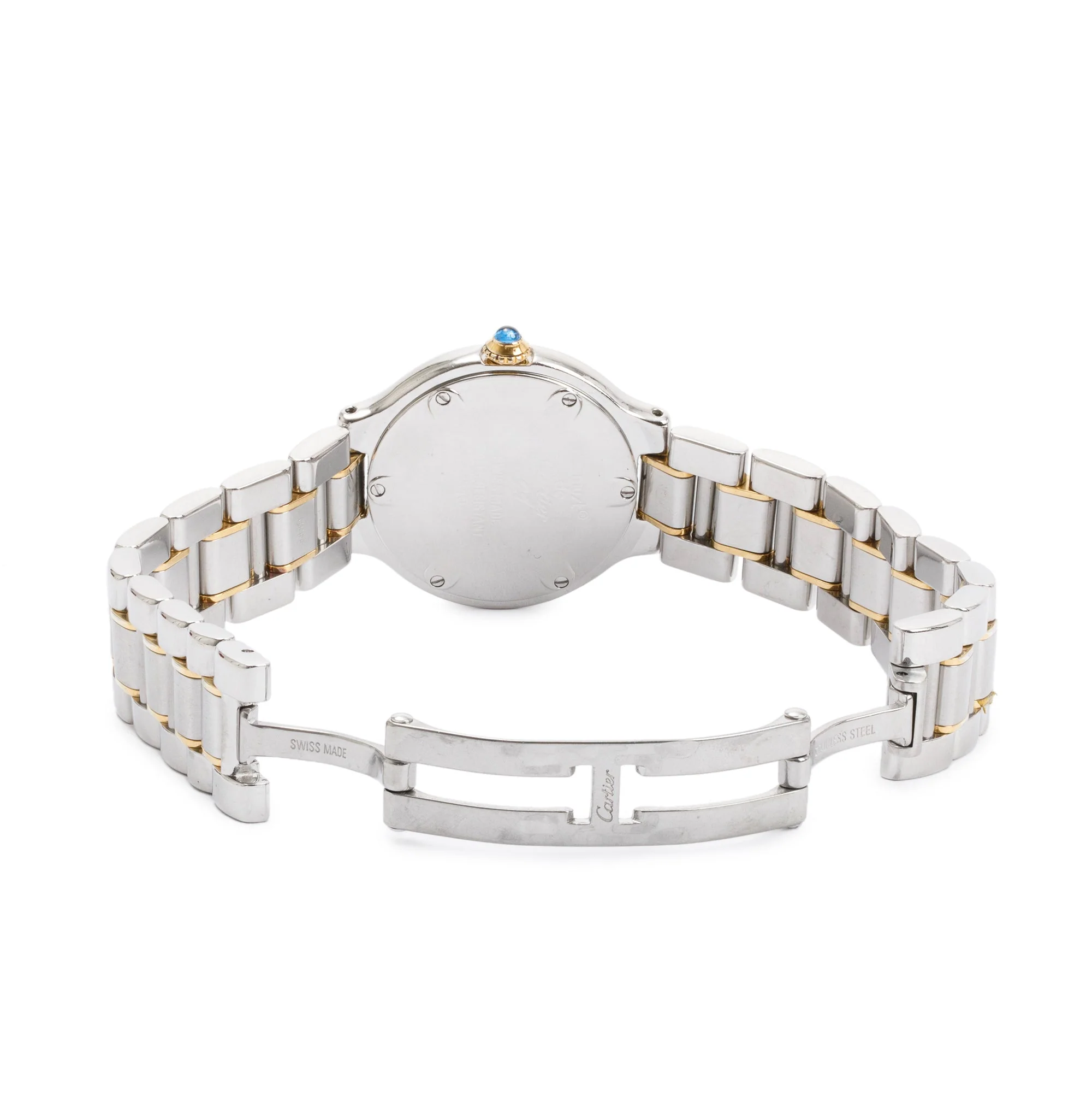 Cartier Stainless Steel & 18k Yellow Gold Plated Must de Cartier 21 28 MM Watch w/ Box & Papers - Image 5