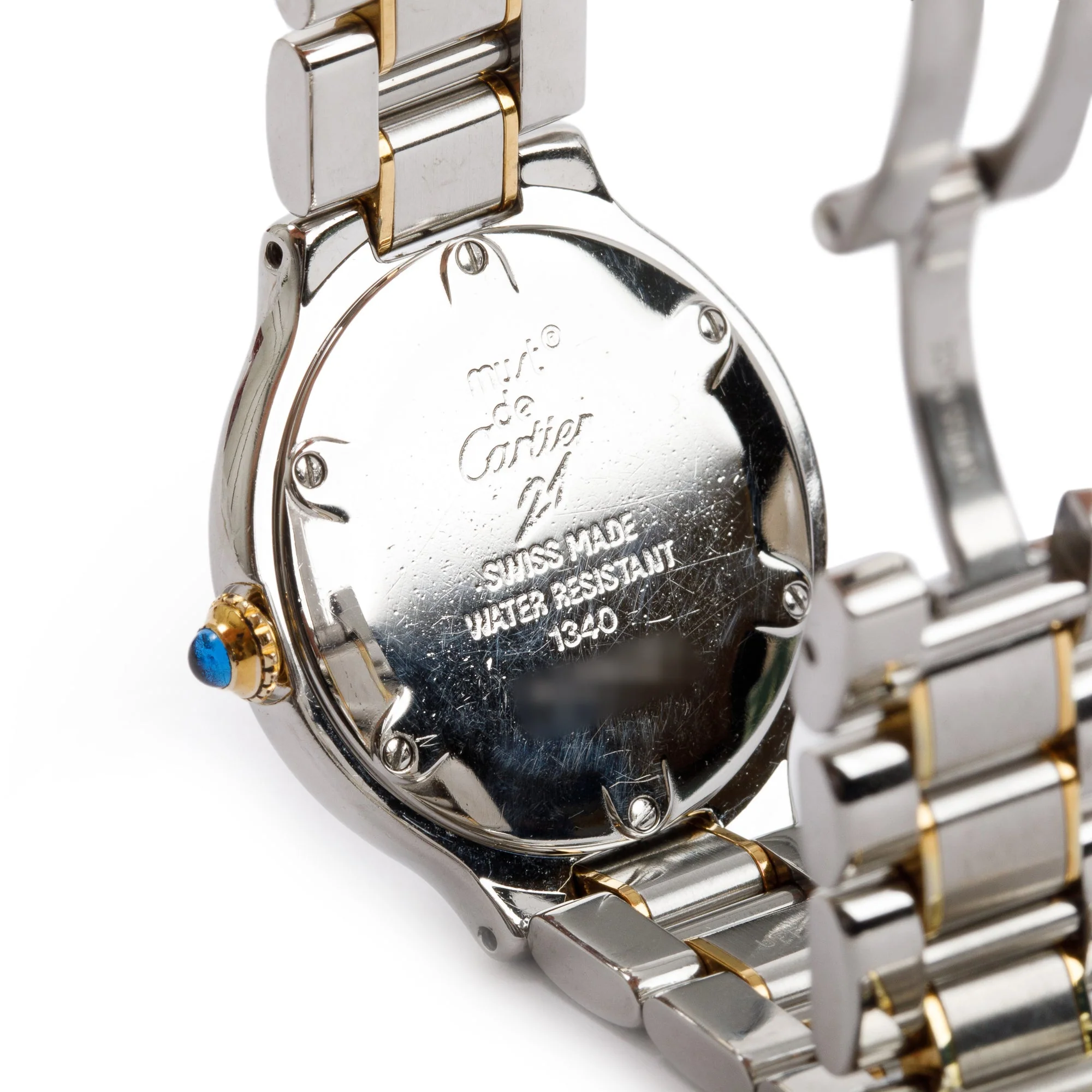 Cartier Stainless Steel & 18k Yellow Gold Plated Must de Cartier 21 28 MM Watch w/ Box & Papers - Image 6