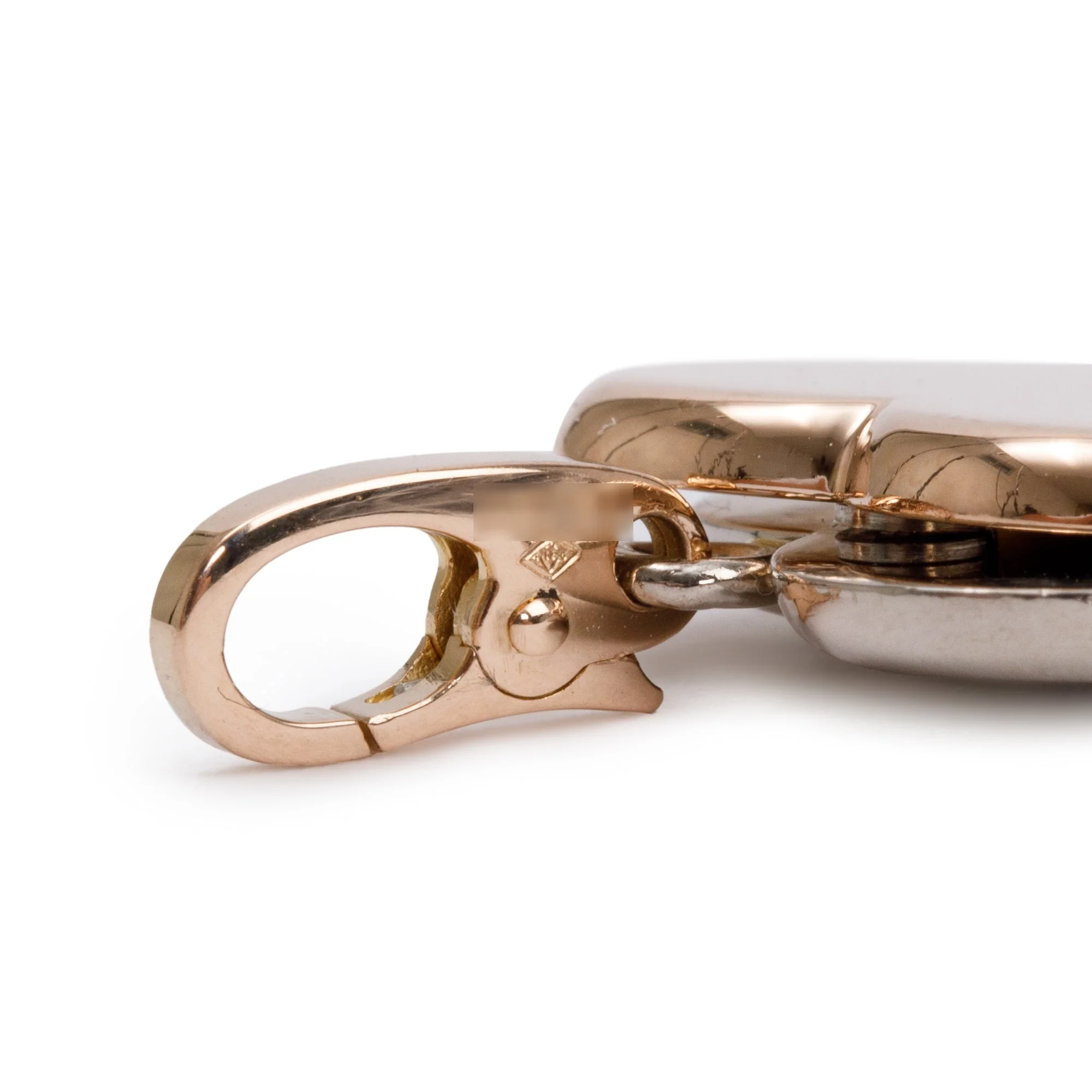 Cartier Vintage 18k White & Rose Gold Double Heart Charm - Image 3