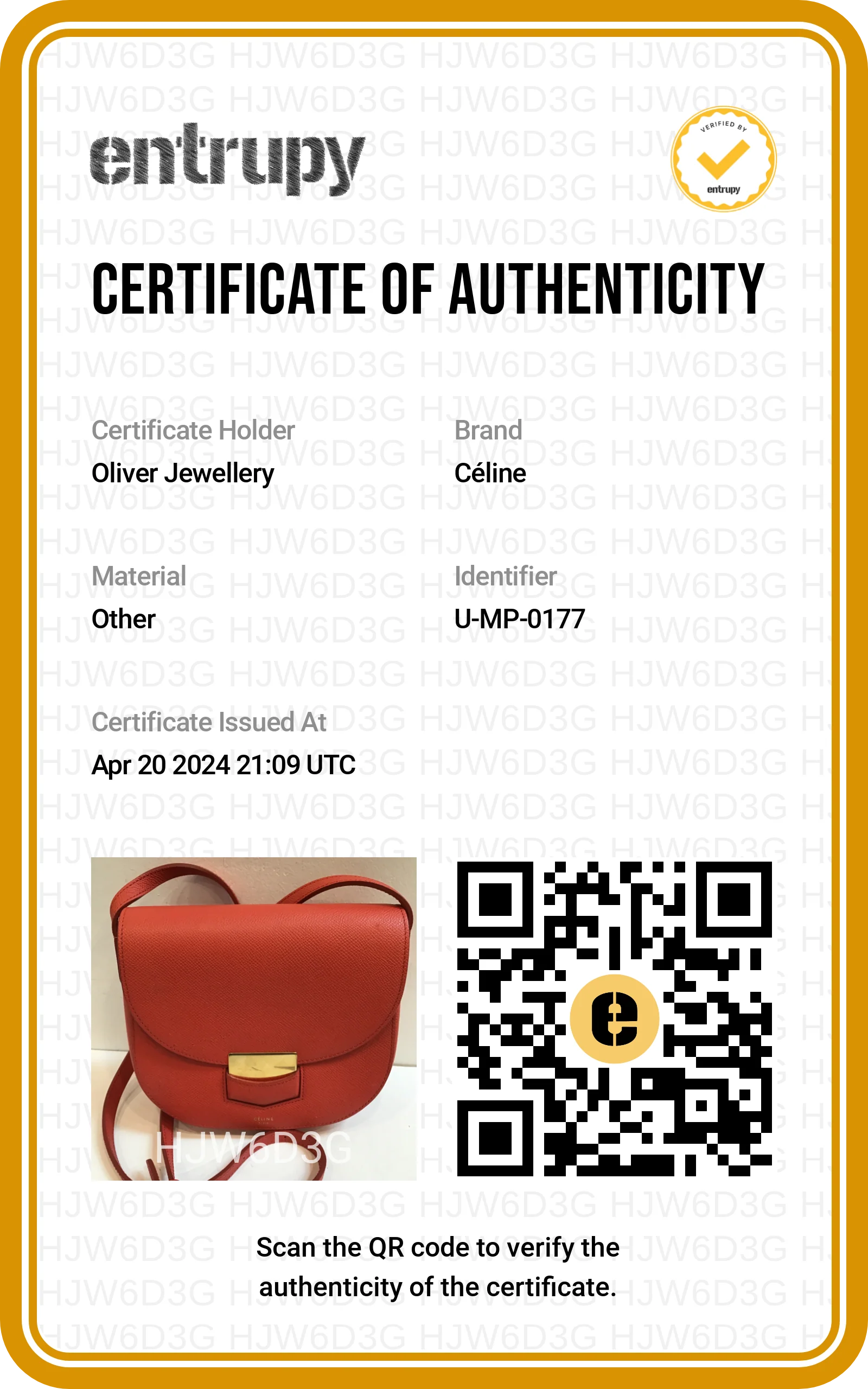 Celine Red Grained Leather Small Trotteur Crossbody Bag - Image 15