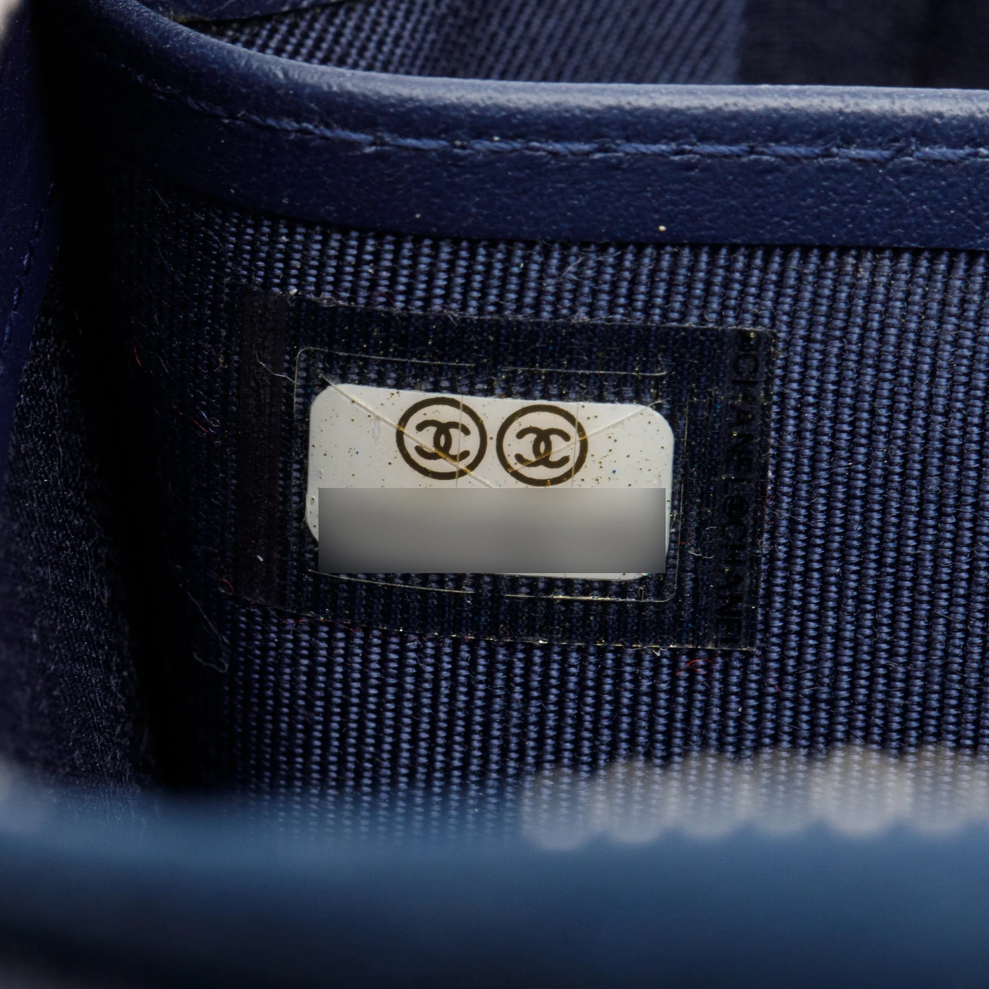 Chanel Blue Caviar Classic Large Gusset Zip Around Wallet - Image 8