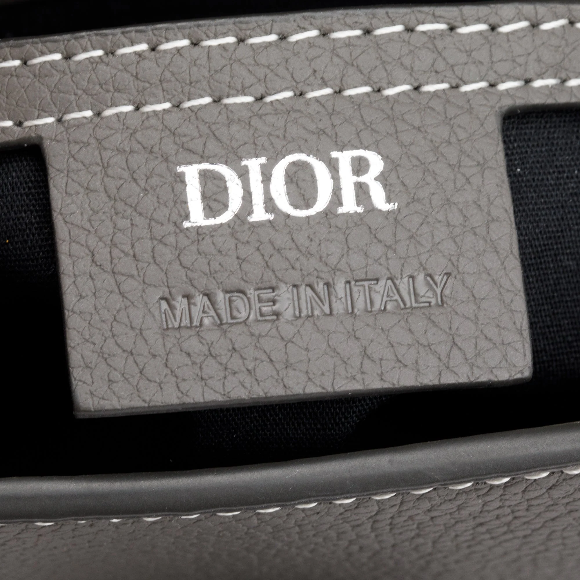 Christian Dior Grey Leather Mini Gallop Backpack w/ Box - Image 8