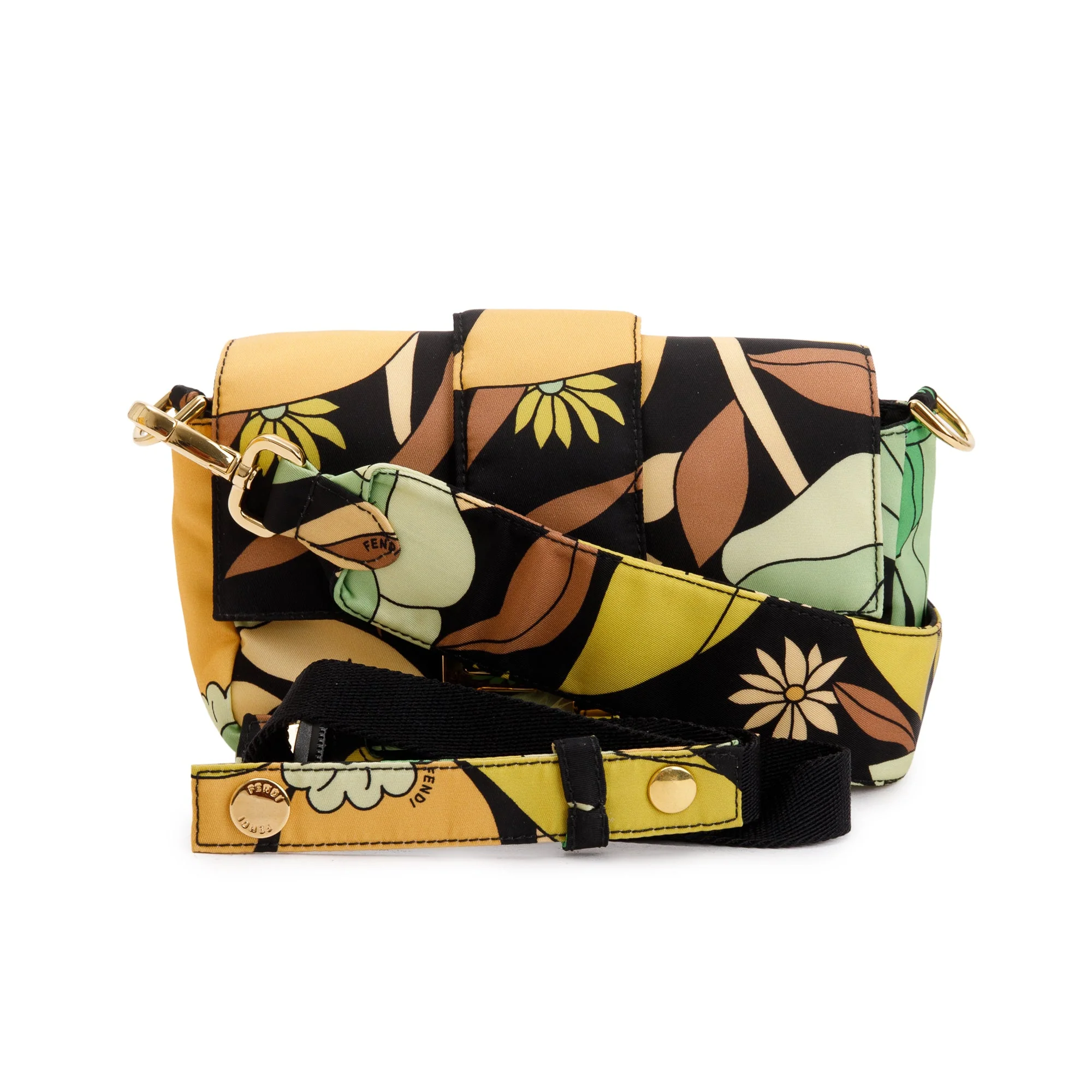 Fendi Multicolour Printed Nylon Baguette Belt Bag w/ Box - Image 4