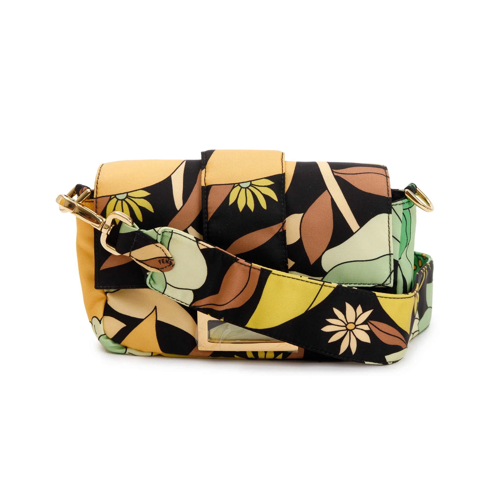 Fendi Multicolour Printed Nylon Baguette Belt Bag w/ Box - Image 5