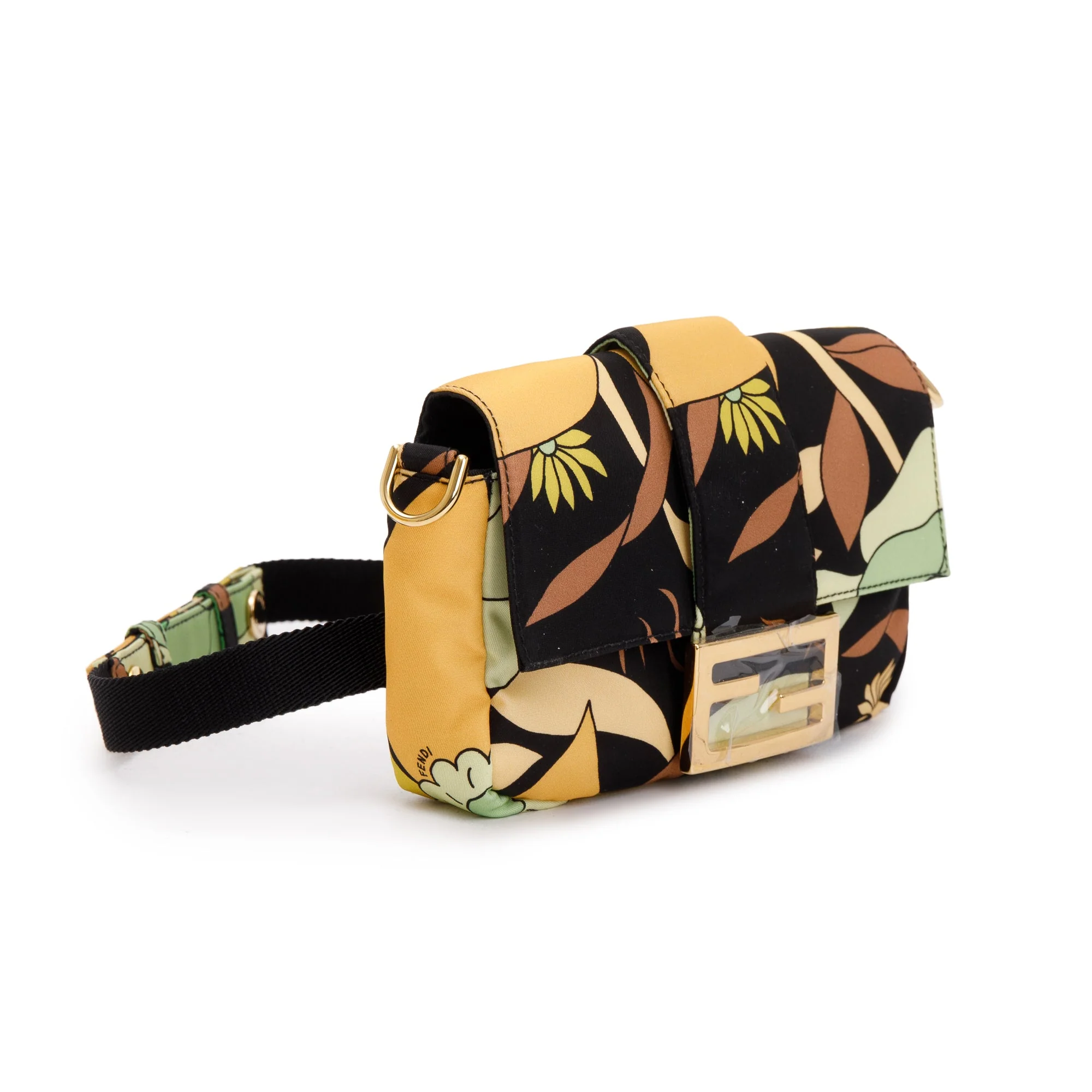 Fendi Multicolour Printed Nylon Baguette Belt Bag w/ Box - Image 6