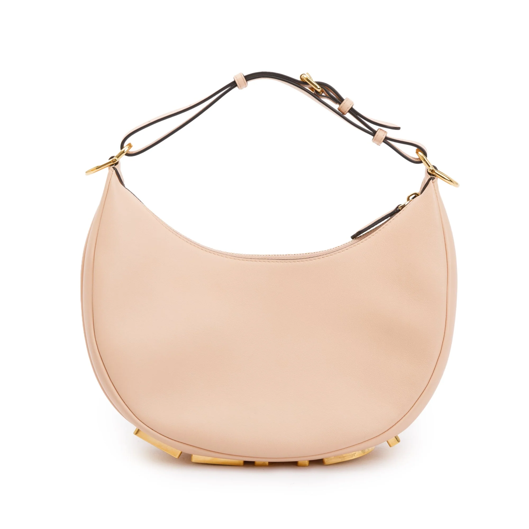 Fendi Pink Leather Small Fendigraphy Bag w/ Box - Image 4