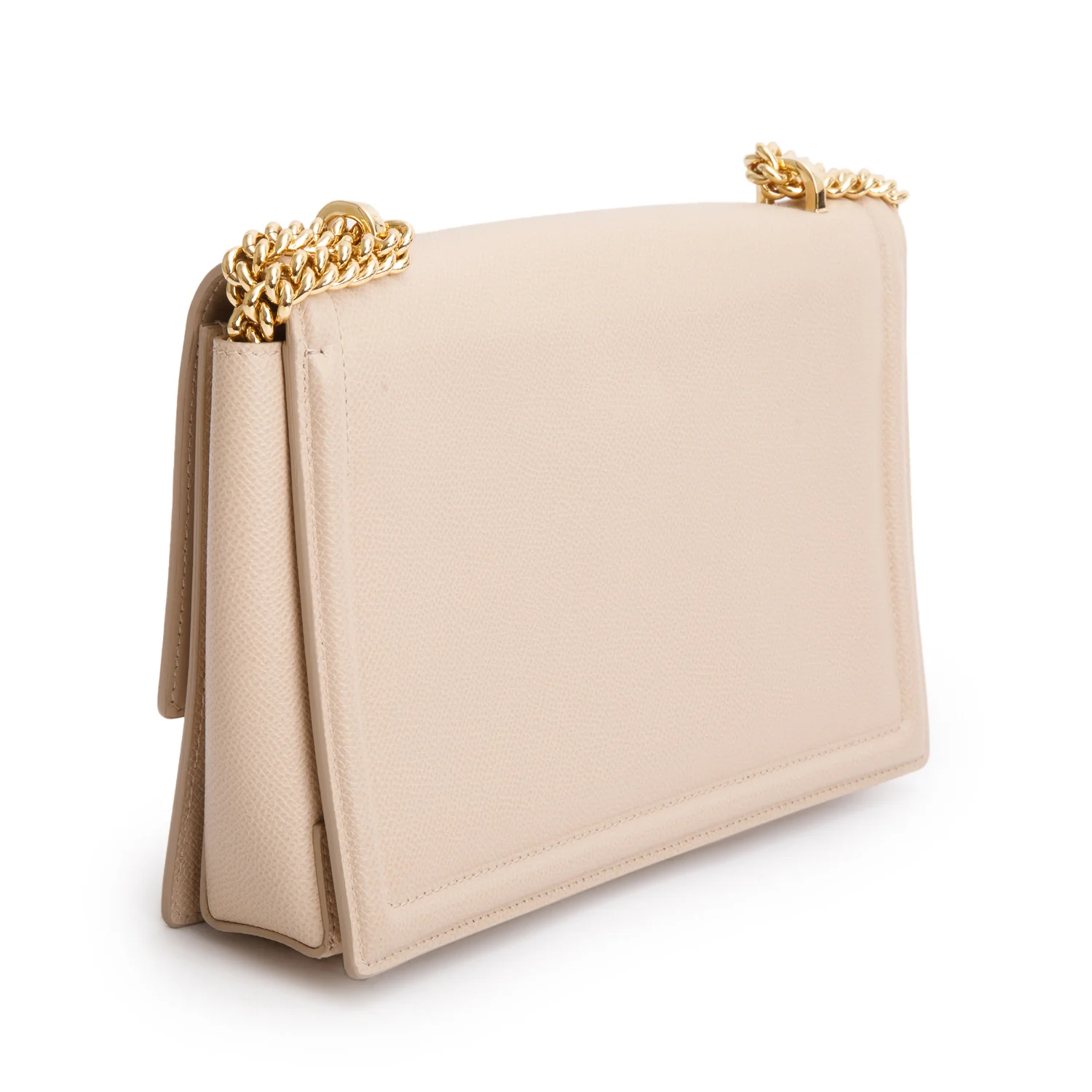 Ferragamo Beige Printed Calfskin Ginny Shoulder Bag - Image 5