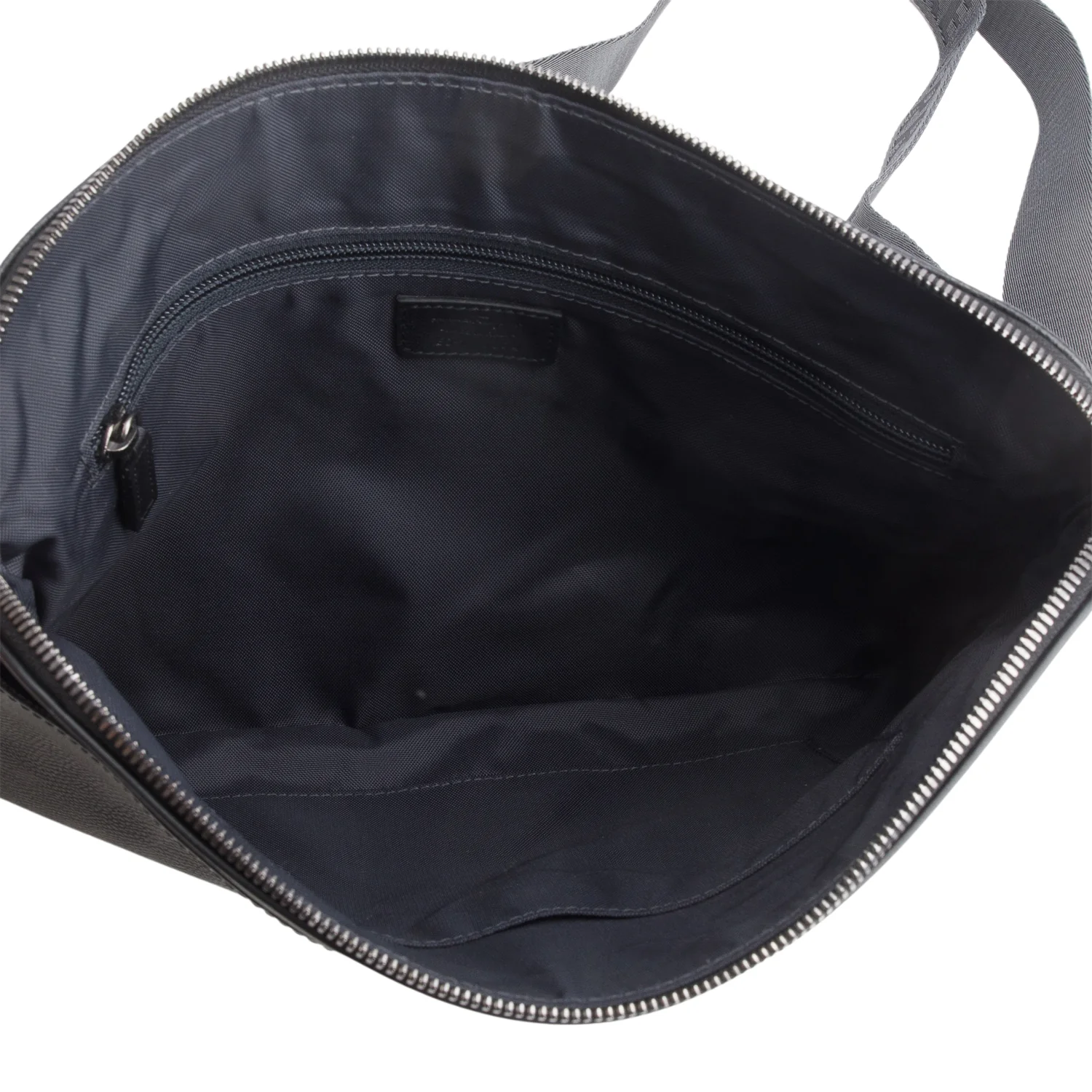 Ferragamo Black Grained Calfskin Messenger Bag - Image 8