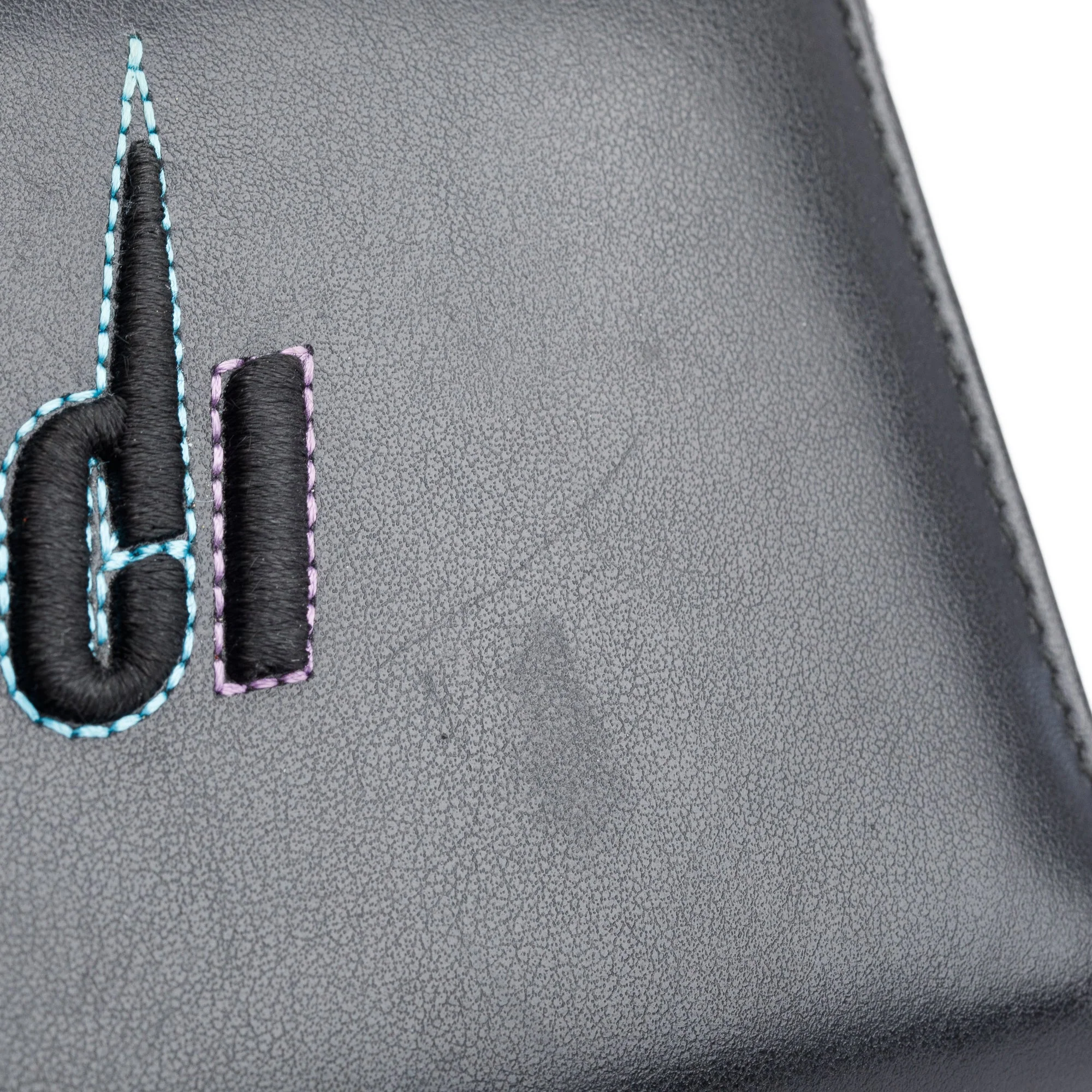 Gucci Black Leather Rainbow Blade Logo Continental Zip Wallet w/ Box - Image 10