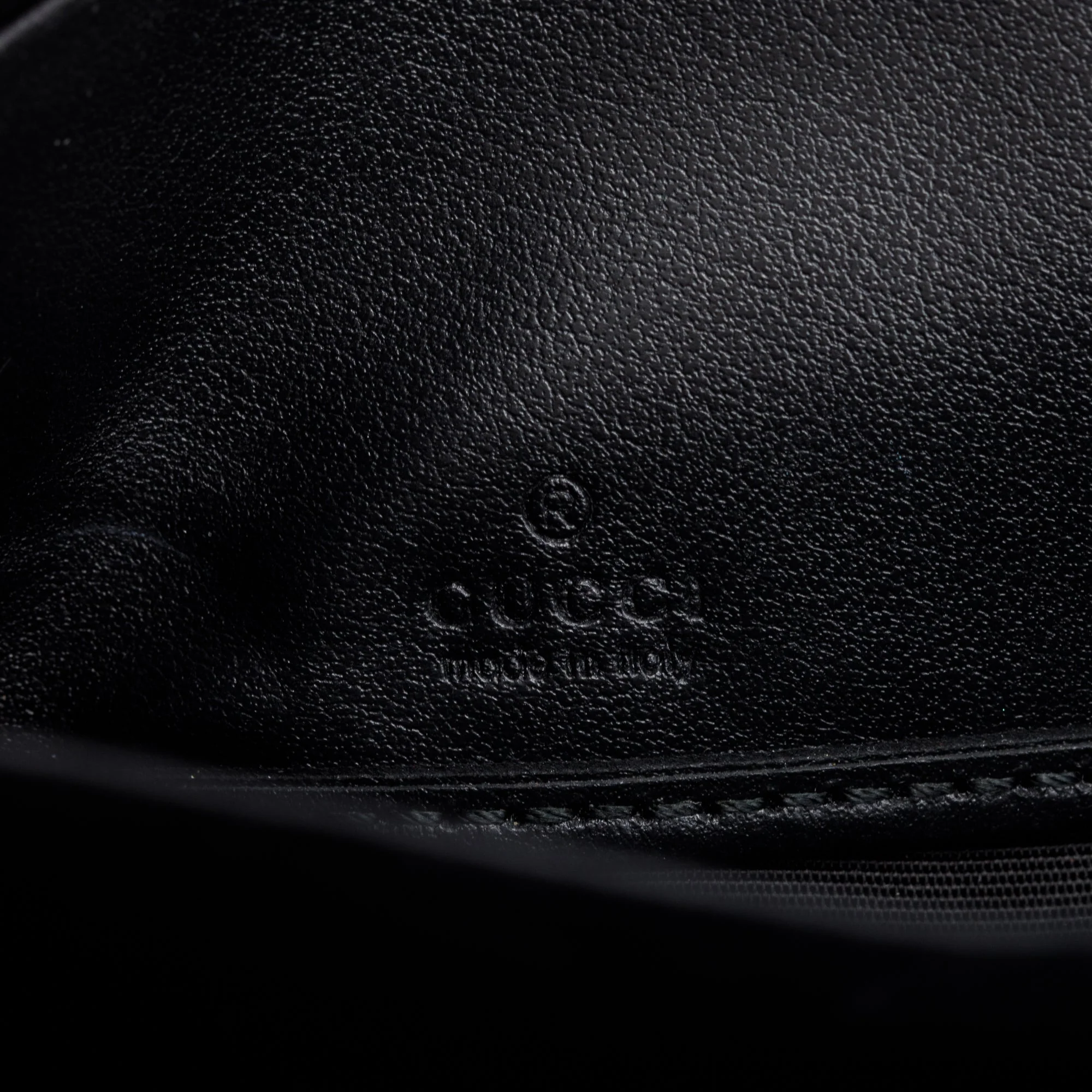 Gucci Black Leather Rainbow Blade Logo Continental Zip Wallet w/ Box - Image 6