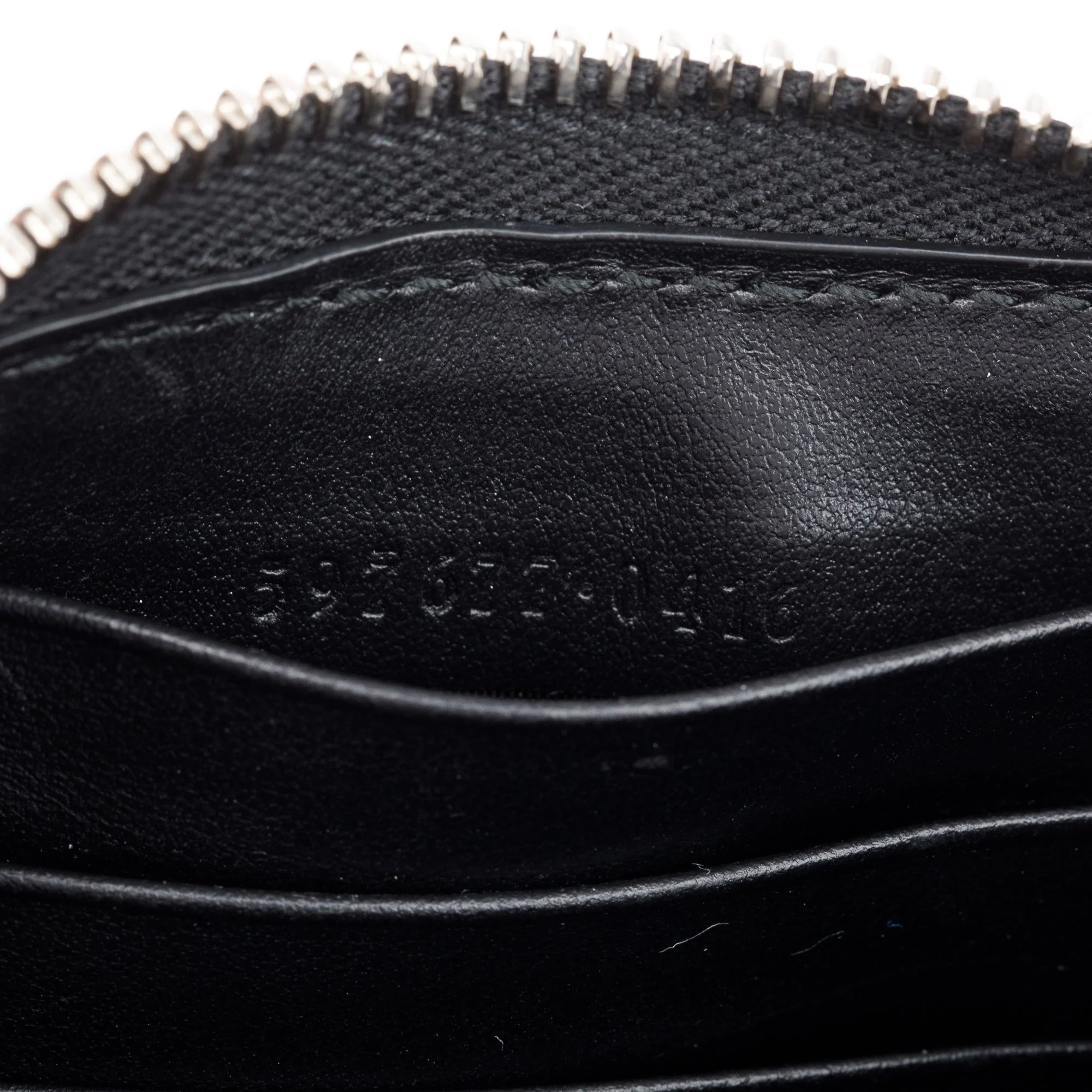 Gucci Black Leather Rainbow Blade Logo Continental Zip Wallet w/ Box - Image 7