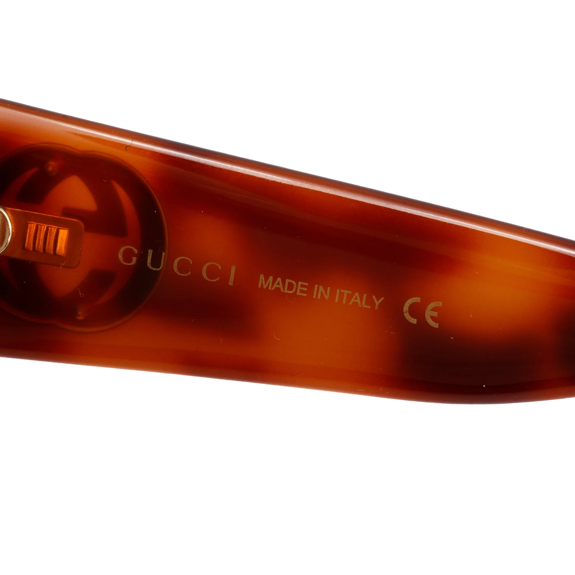 Gucci GG0142SA Tortoise Acetate Square Frame Sunglasses - Image 4