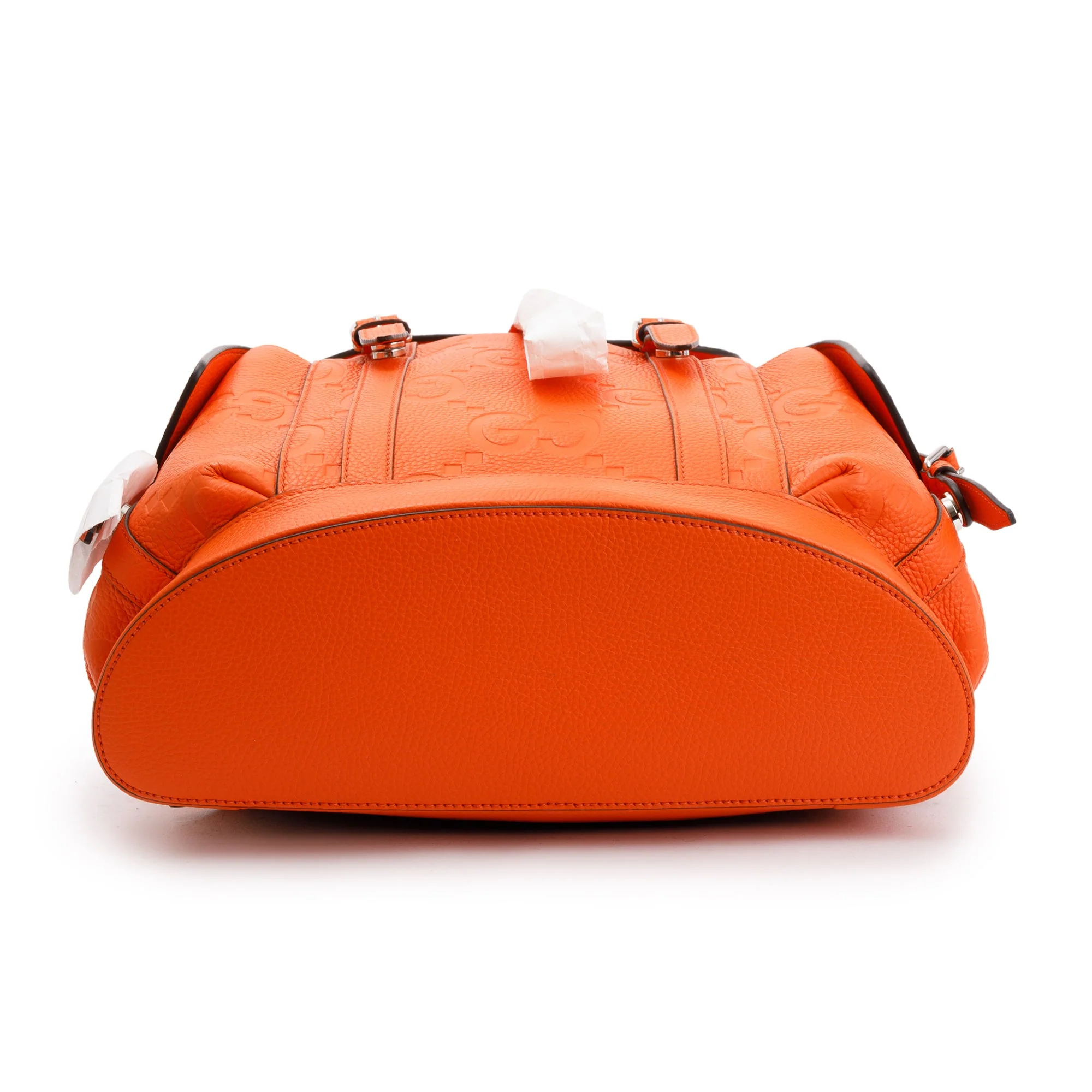 Gucci Orange Jumbo GG Leather Backpack - Image 5