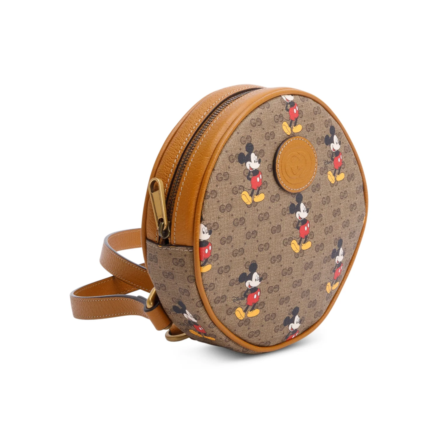 Gucci x Disney GG Supreme Mickey Mouse Candy GG Round Backpack - Image 3