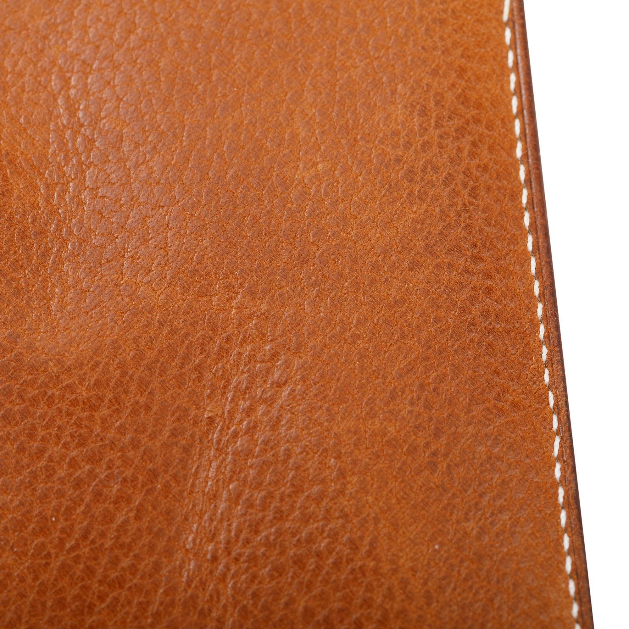 Hermes Fauve Craie Beige De Weimar Barenia Faubourg Epsom Evercolor Les Petits Chavaux Card Holder - Image 6