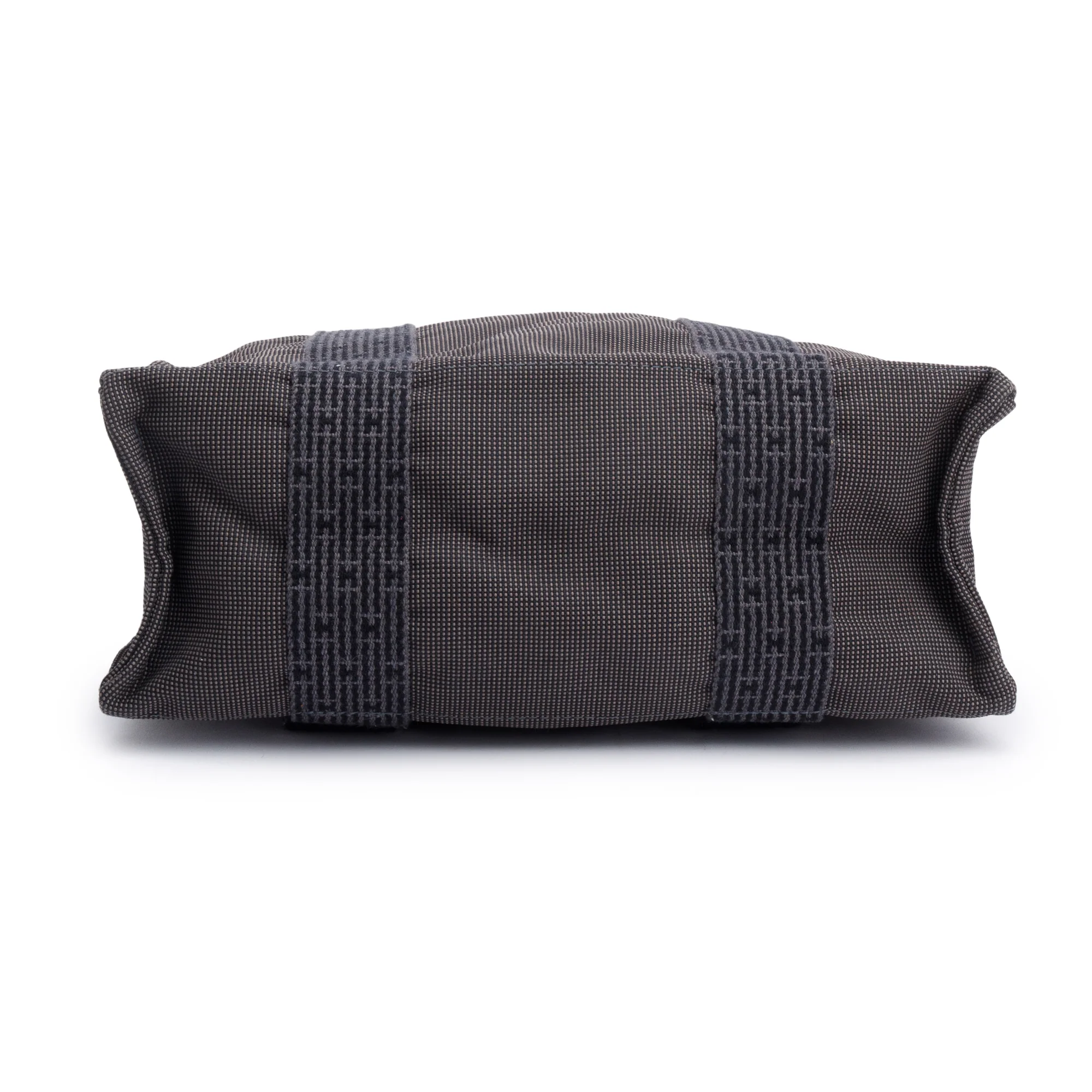 Hermes Noir Graphite Toile H Canvas Herline Backpack - Image 6