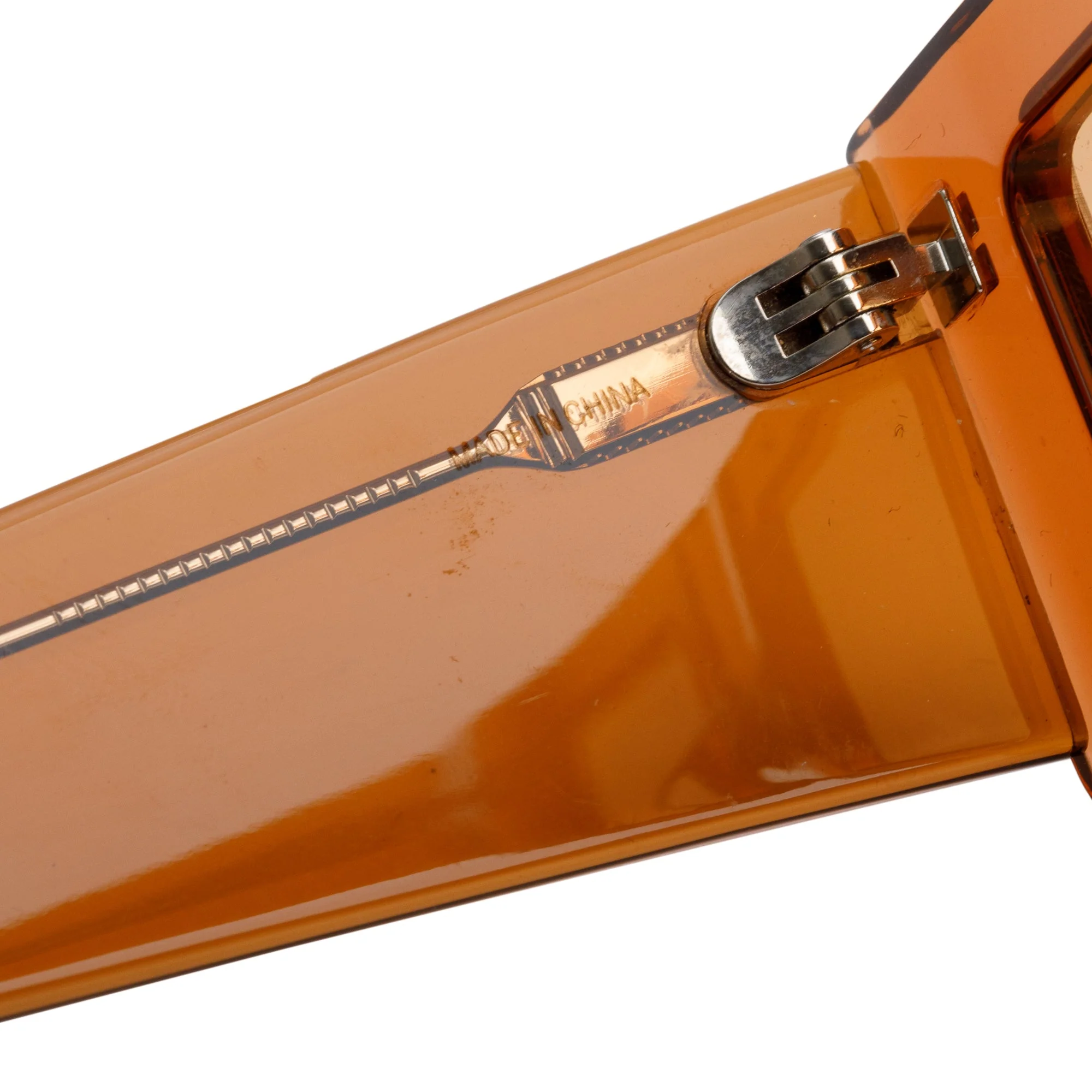 Jacquemus Brown Acetate Rectangular Sunglasses w/ Case - Image 5