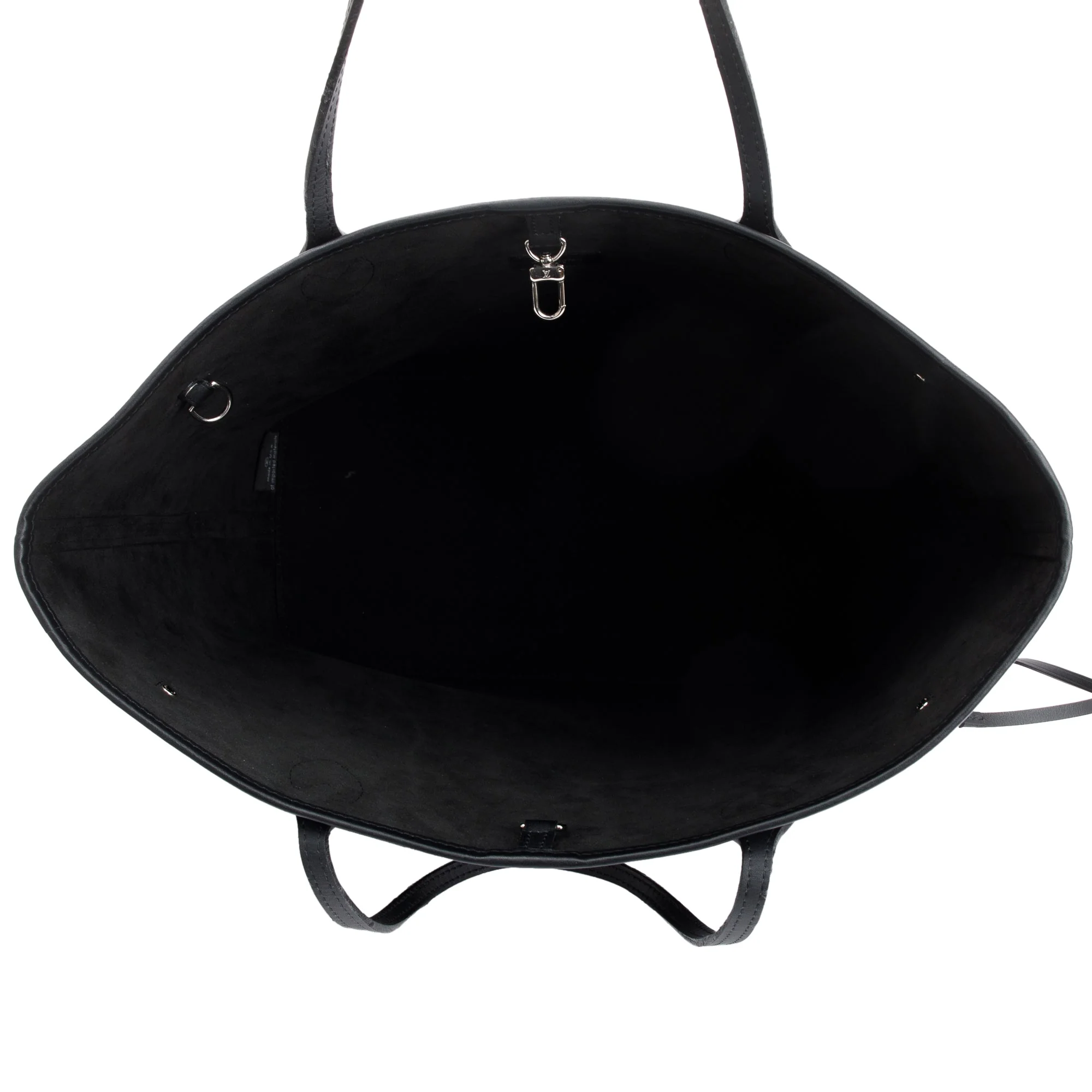 Louis Vuitton Black Epi Leather Neverfull MM w/ Pouch - Image 14