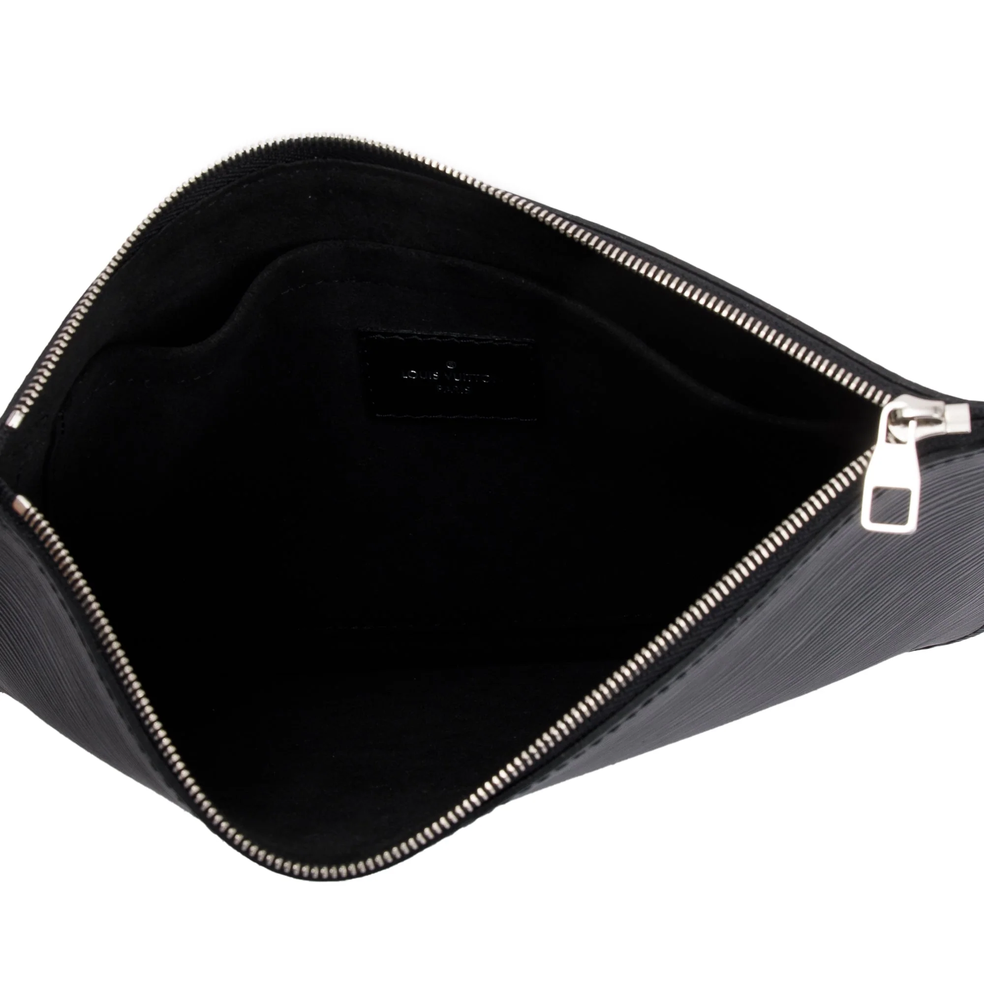 Louis Vuitton Black Epi Leather Neverfull MM w/ Pouch - Image 15