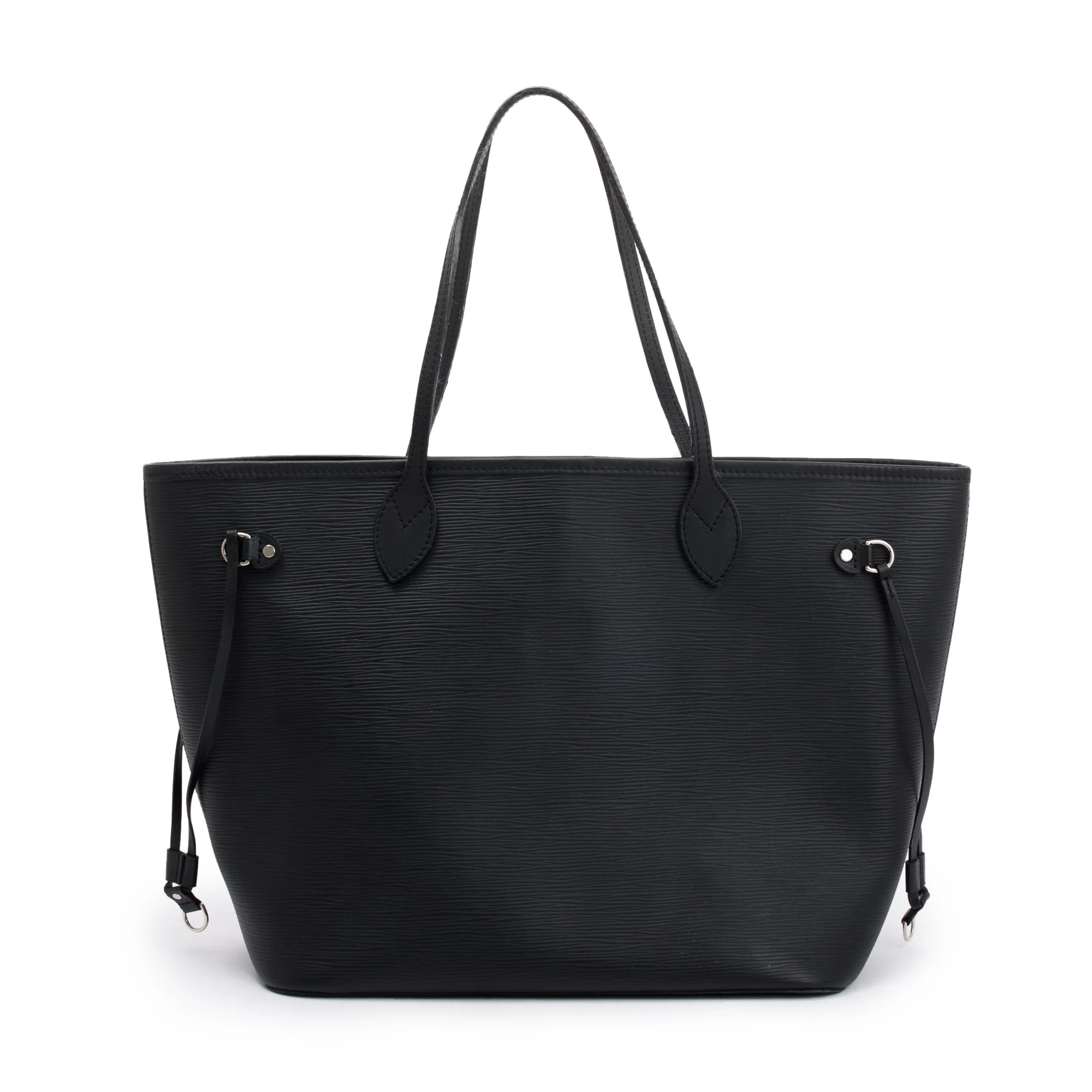 Louis Vuitton Black Epi Leather Neverfull MM w/ Pouch - Image 3