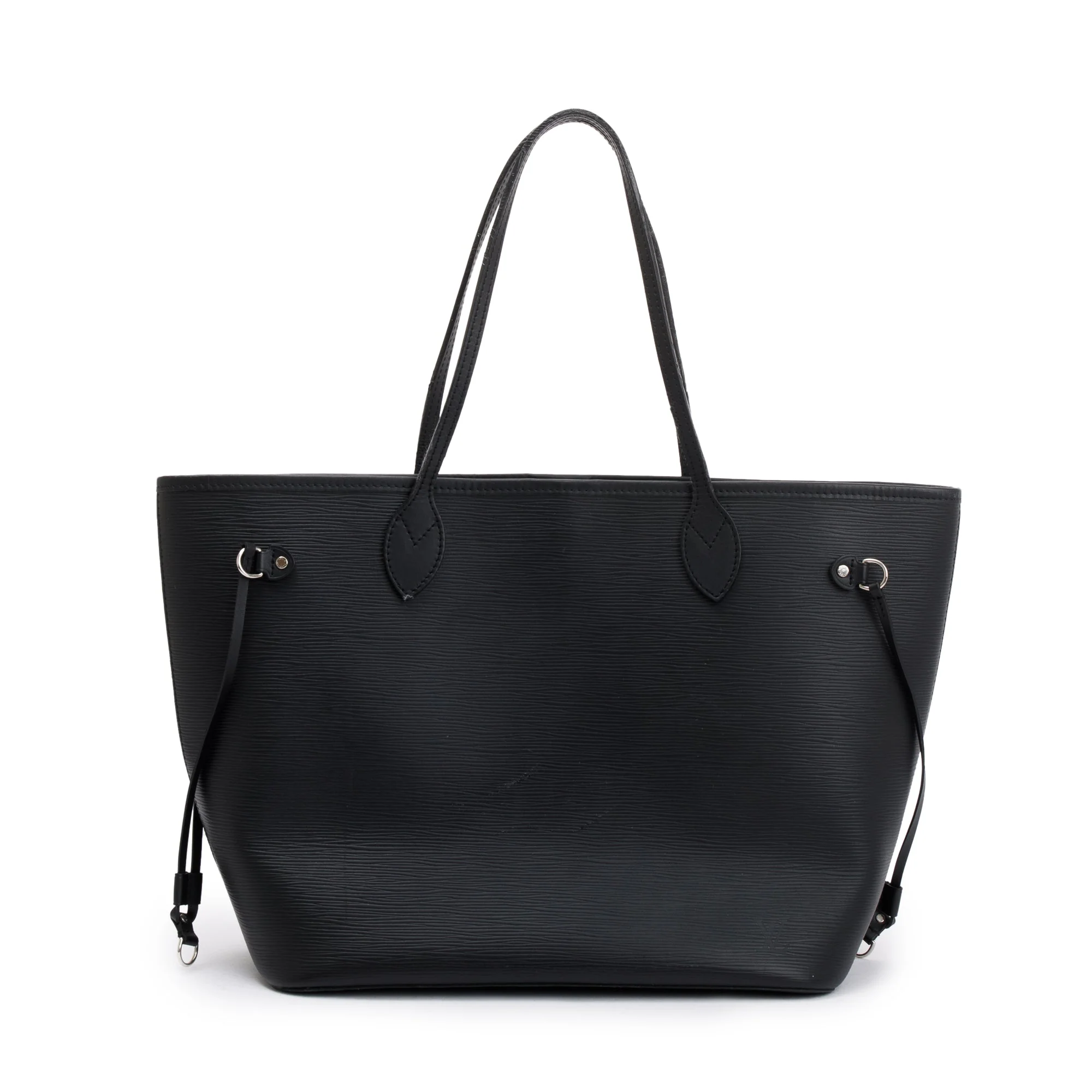 Louis Vuitton Black Epi Leather Neverfull MM w/ Pouch - Image 5