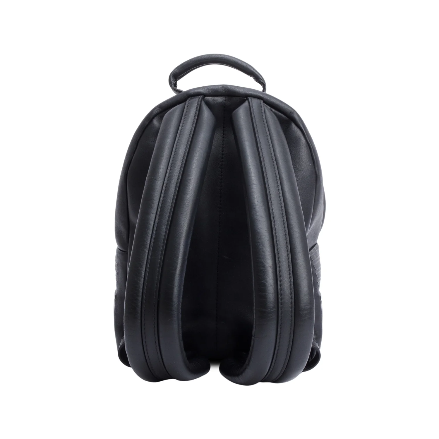 Louis Vuitton Black Spaceship Embossed Leather Palm Springs Backpack PM - Image 4