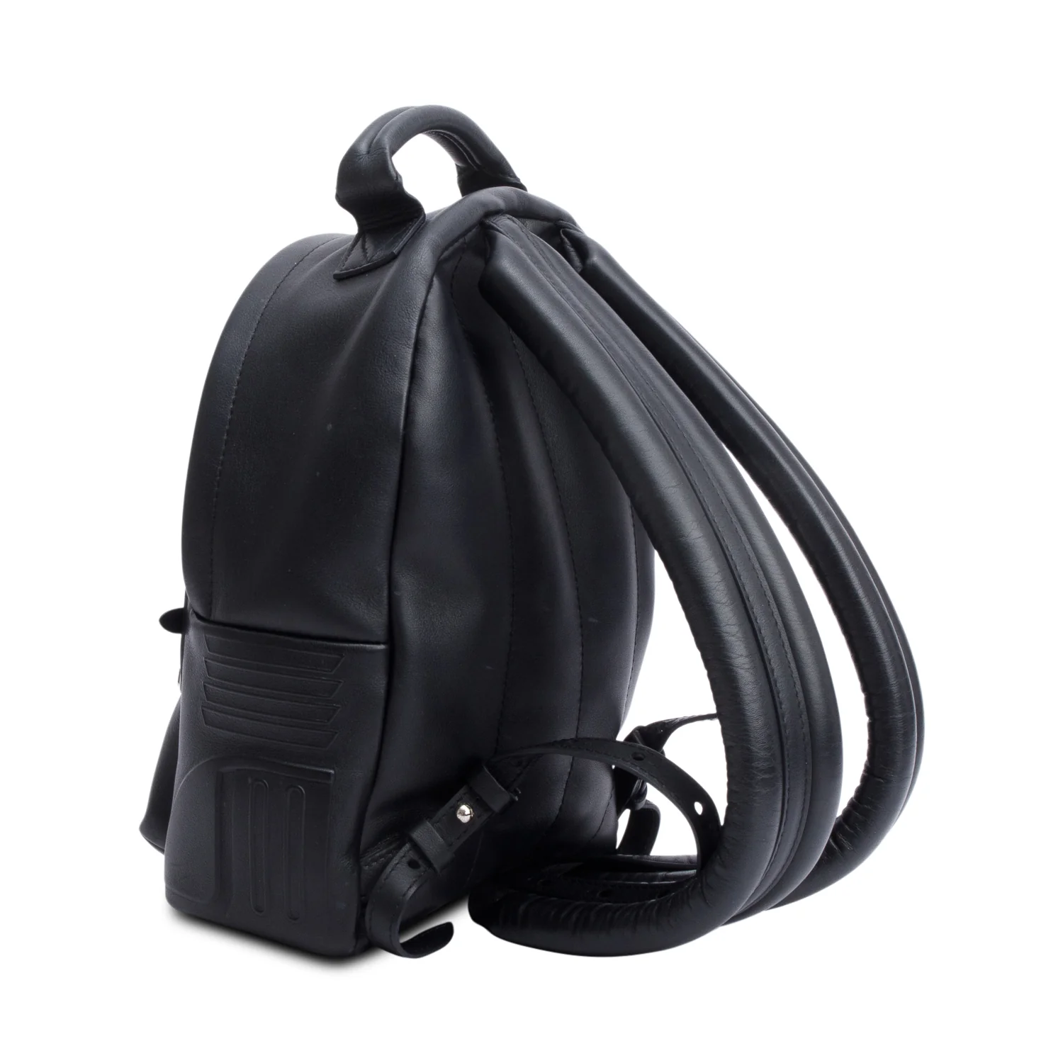 Louis Vuitton Black Spaceship Embossed Leather Palm Springs Backpack PM - Image 5