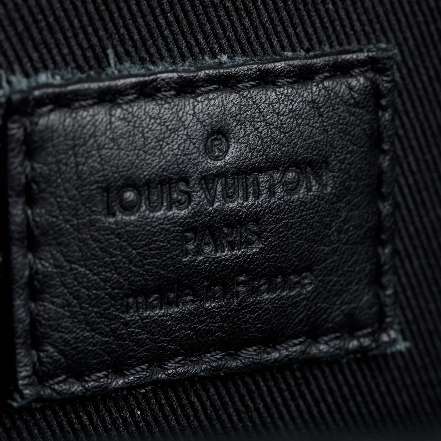 Louis Vuitton Black Spaceship Embossed Leather Palm Springs Backpack PM - Image 8