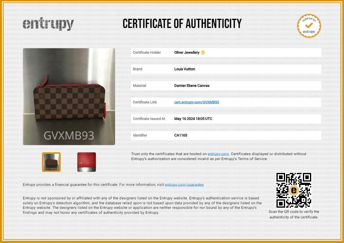 Louis Vuitton Damier Ebene Insolite Wallet - Image 8