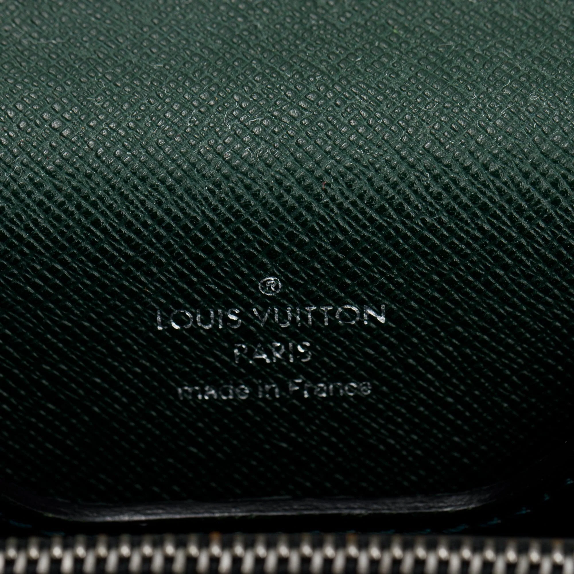 Louis Vuitton Green Taiga Leather Laguito Briefcase - Image 12