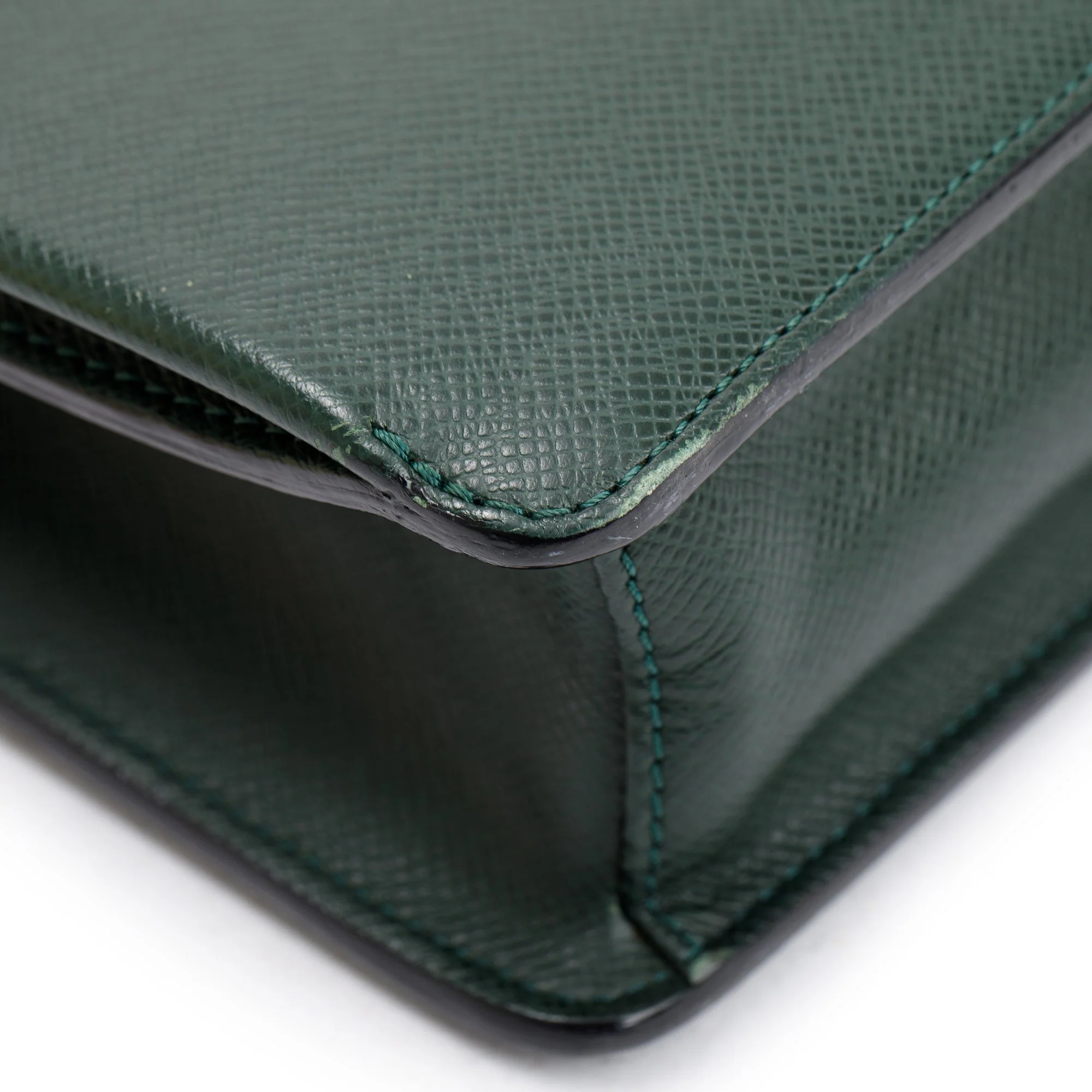 Louis Vuitton Green Taiga Leather Laguito Briefcase - Image 6