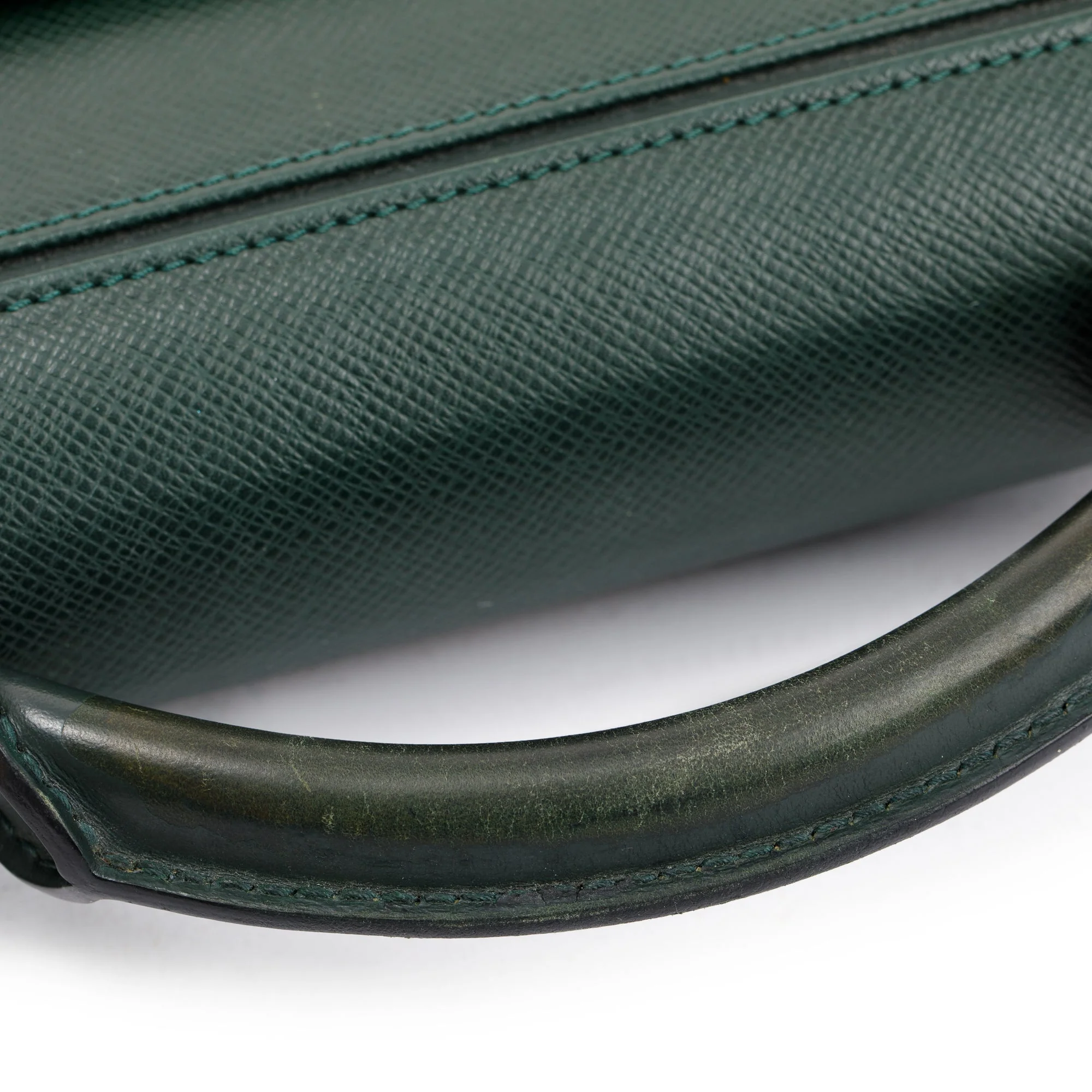 Louis Vuitton Green Taiga Leather Laguito Briefcase - Image 7