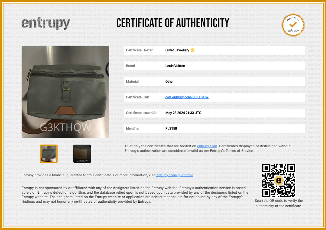 Louis Vuitton Titanium Monogram Messenger Bag PM - Image 3