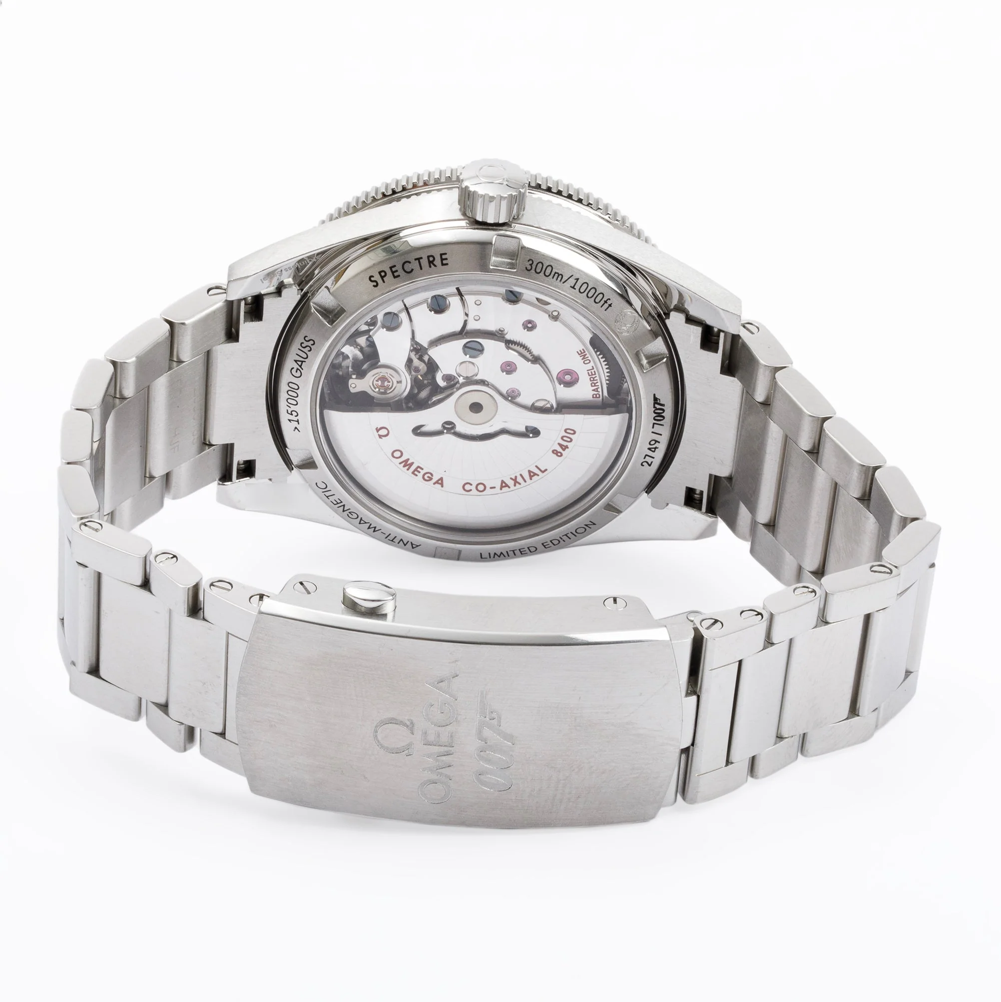 Omega Limited Editon James Bond Spectre Stainless Steel Seamaster 300 Master Co-Axial Chronometer 41 MM Watch - Image 3