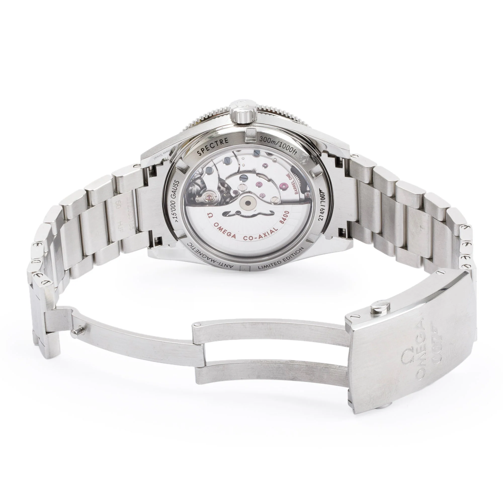 Omega Limited Editon James Bond Spectre Stainless Steel Seamaster 300 Master Co-Axial Chronometer 41 MM Watch - Image 4