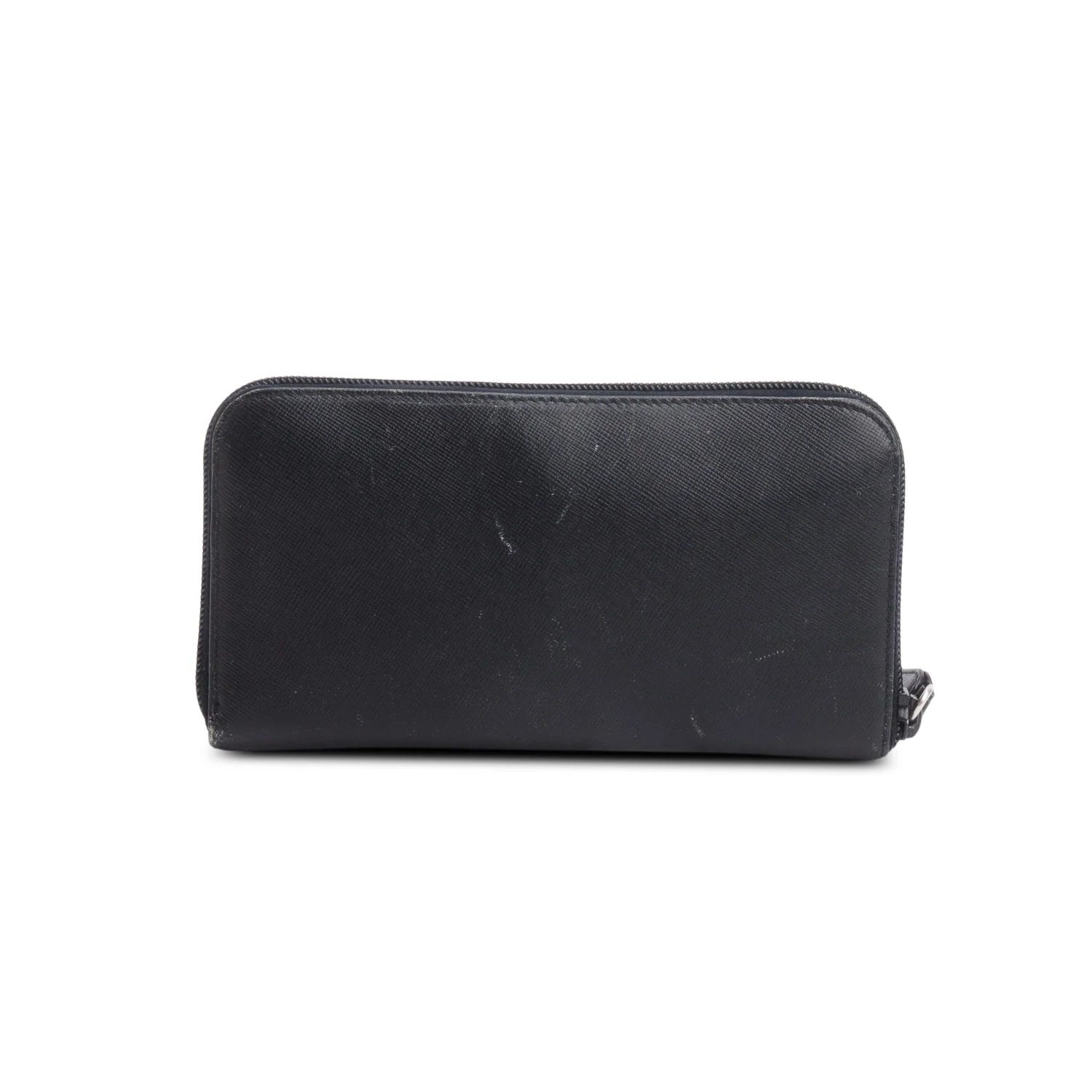 Prada Black Large Saffiano Leather Wallet - Image 3
