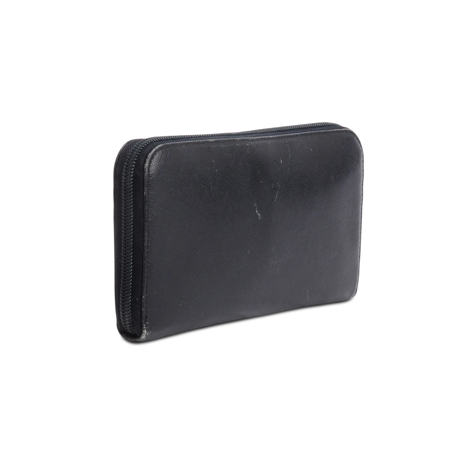 Prada Black Large Saffiano Leather Wallet - Image 4