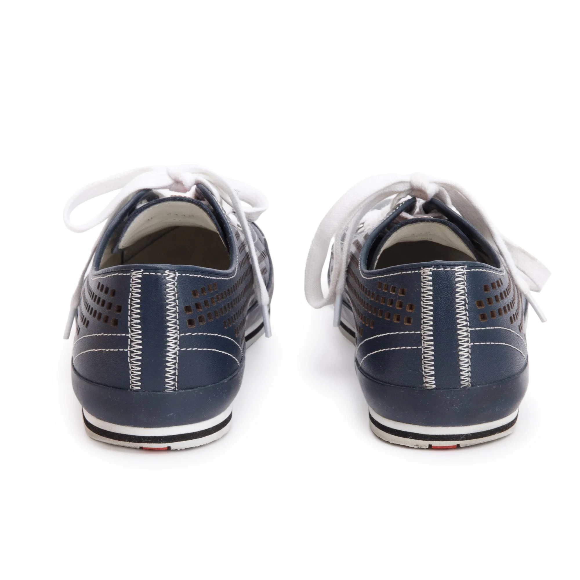 Prada Blue Nevada Fori Men's Sneakers, Size 37 w/ Box - Image 6